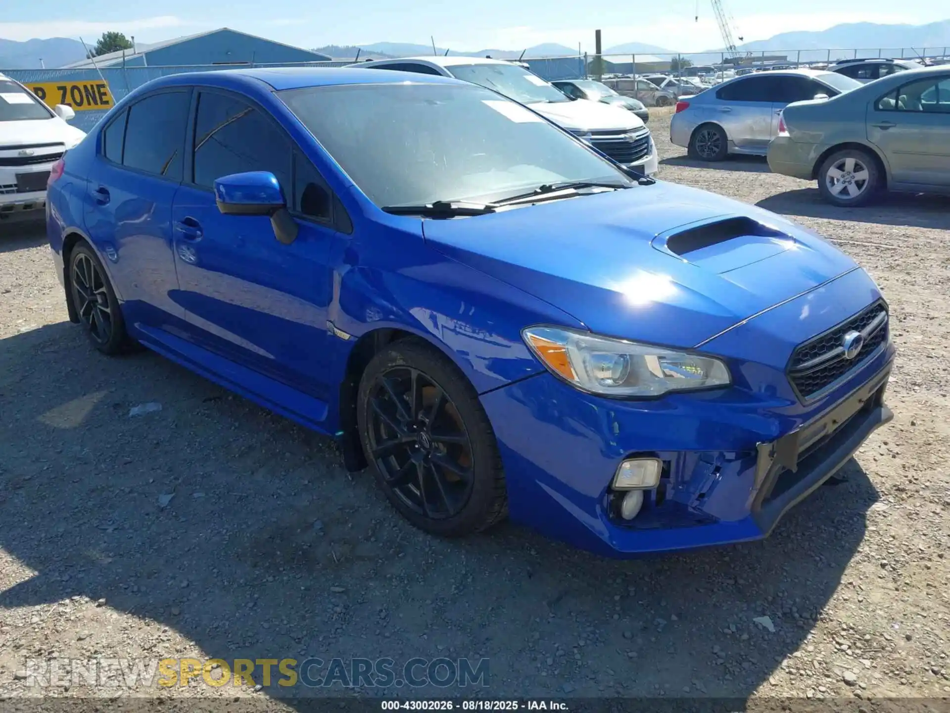 1 Photograph of a damaged car JF1VA1C6XM9811563 SUBARU WRX 2021
