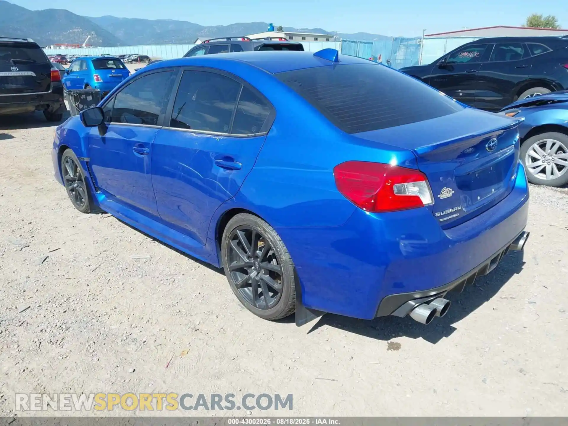 3 Photograph of a damaged car JF1VA1C6XM9811563 SUBARU WRX 2021