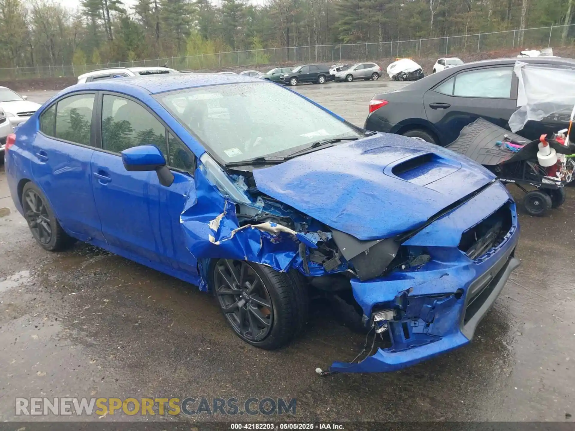 1 Photograph of a damaged car JF1VA1C6XM9818786 SUBARU WRX 2021