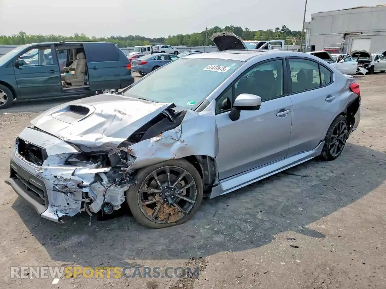 1 Photograph of a damaged car JF1VA1C6XM9821221 SUBARU WRX 2021