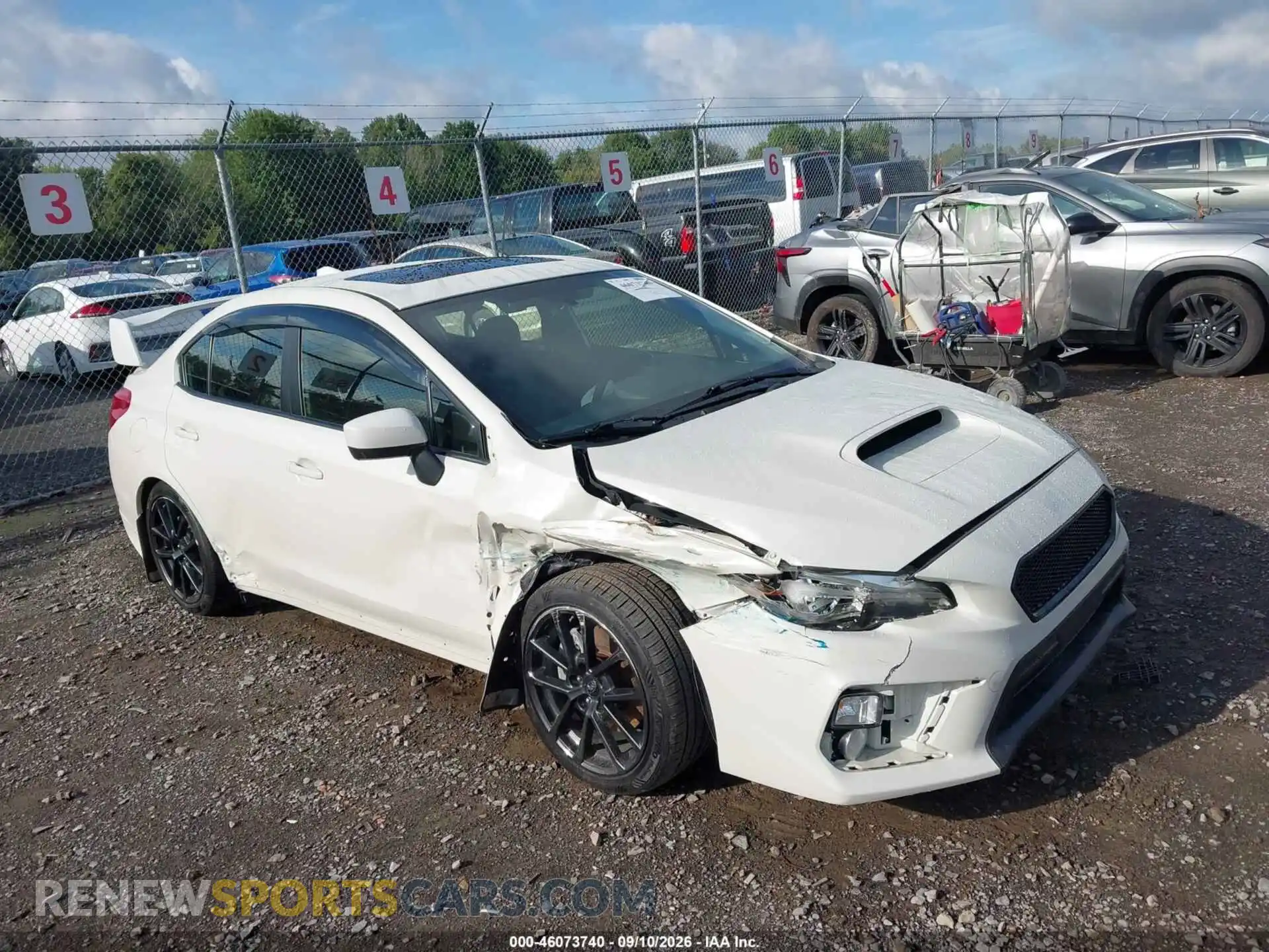 1 Photograph of a damaged car JF1VA1F62M8814829 SUBARU WRX 2021