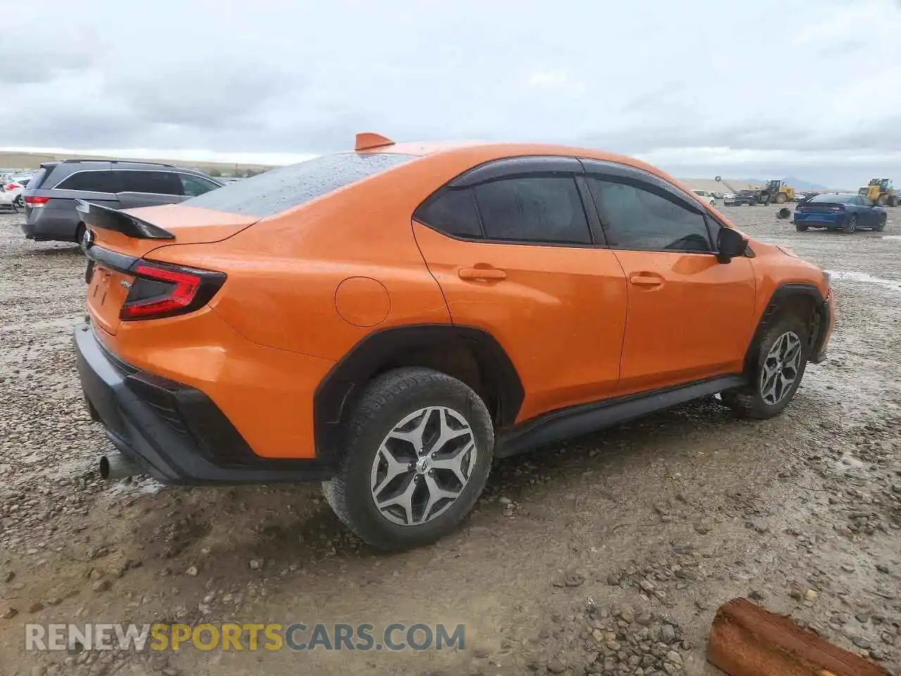 3 fotografías del automóvil dañado JF1VBAA60N9015714 SUBARU WRX 2022