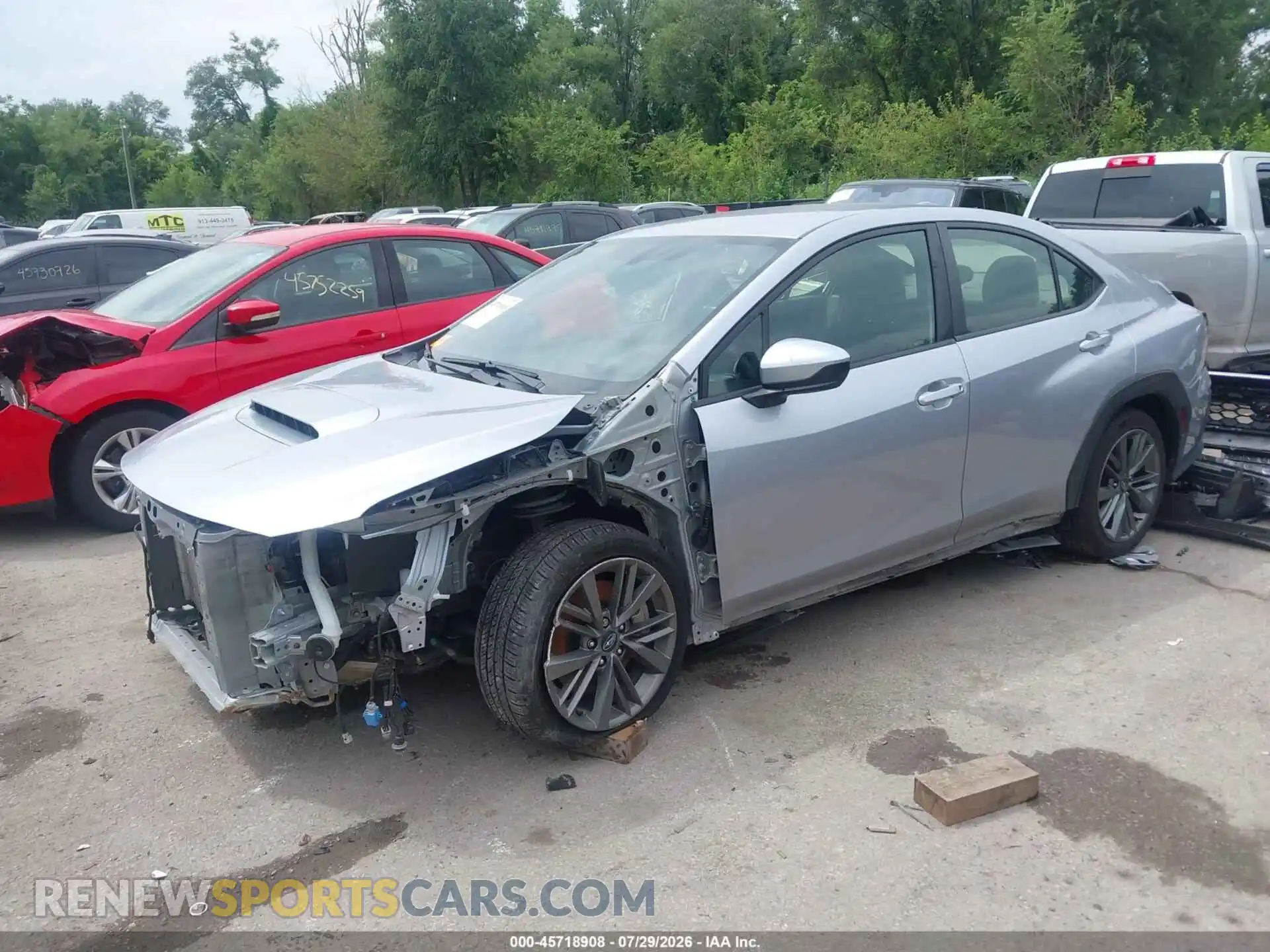 2 Photograph of a damaged car JF1VBAA62N9017450 SUBARU WRX 2022