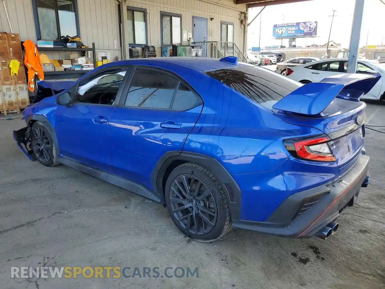 2 Photograph of a damaged car JF1VBAA66N9015653 SUBARU WRX 2022