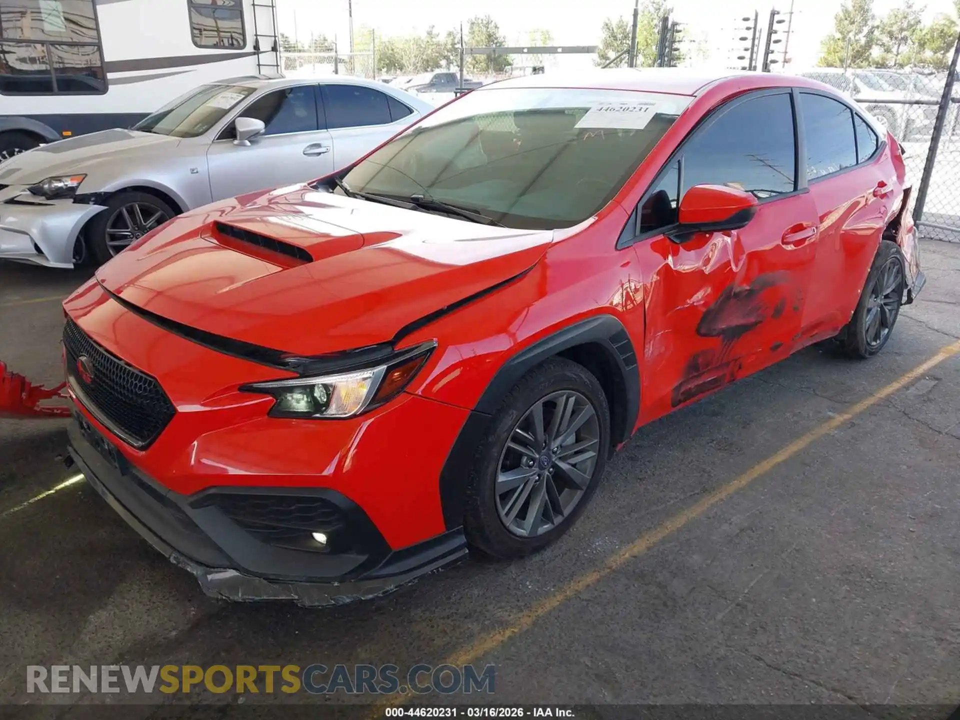 2 Photograph of a damaged car JF1VBAA6XN9008902 SUBARU WRX 2022