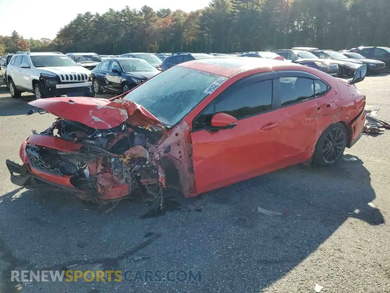 1 Photograph of a damaged car JF1VBAL62N9016893 SUBARU WRX 2022