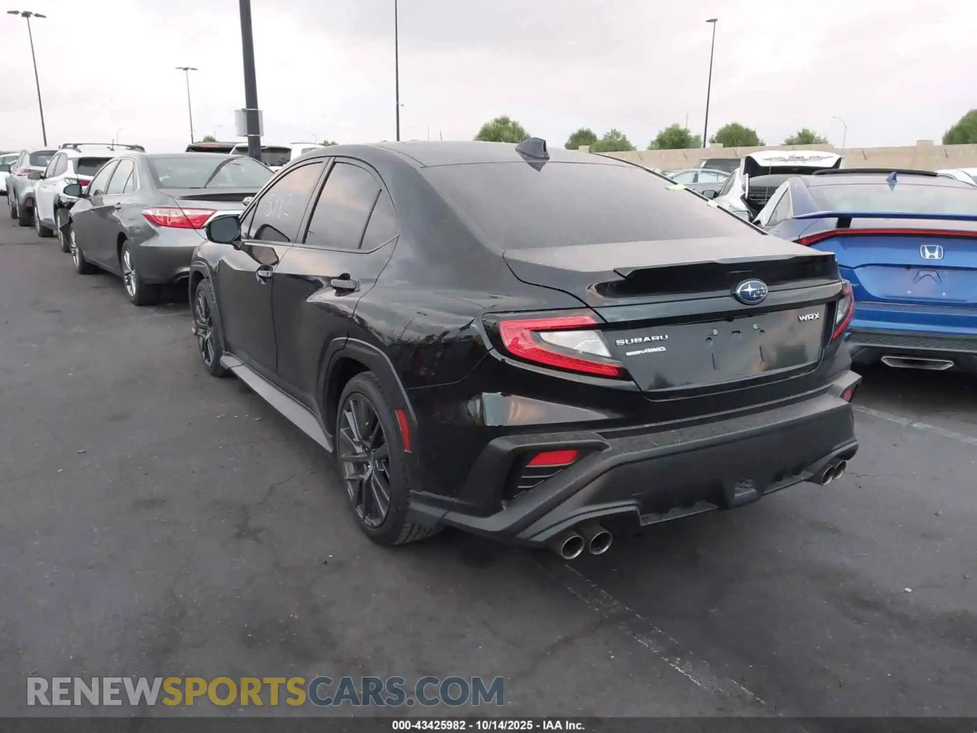 3 fotografías del automóvil dañado JF1VBAL62N9024914 SUBARU WRX 2022