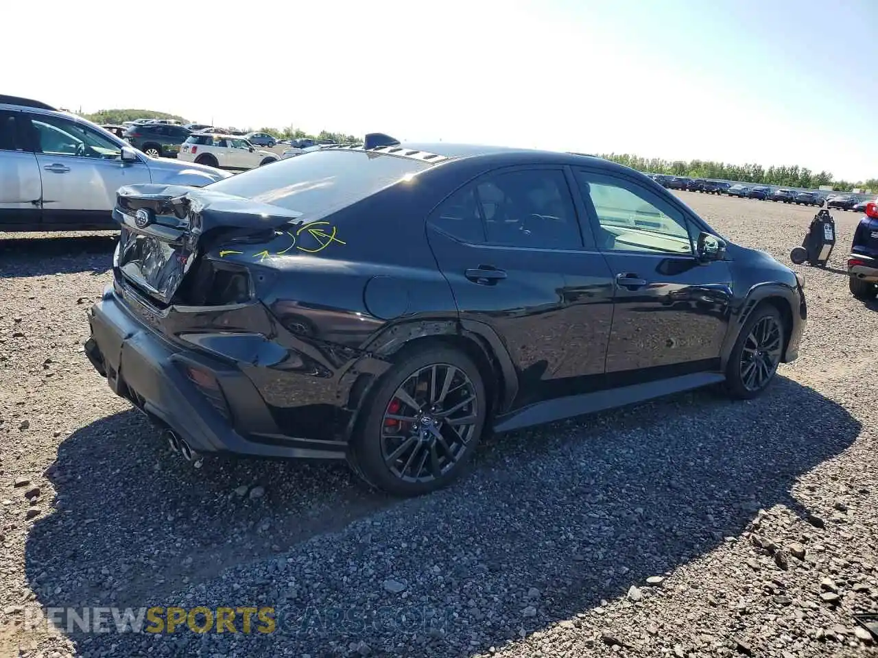 3 Photograph of a damaged car JF1VBAL62N9032656 SUBARU WRX 2022
