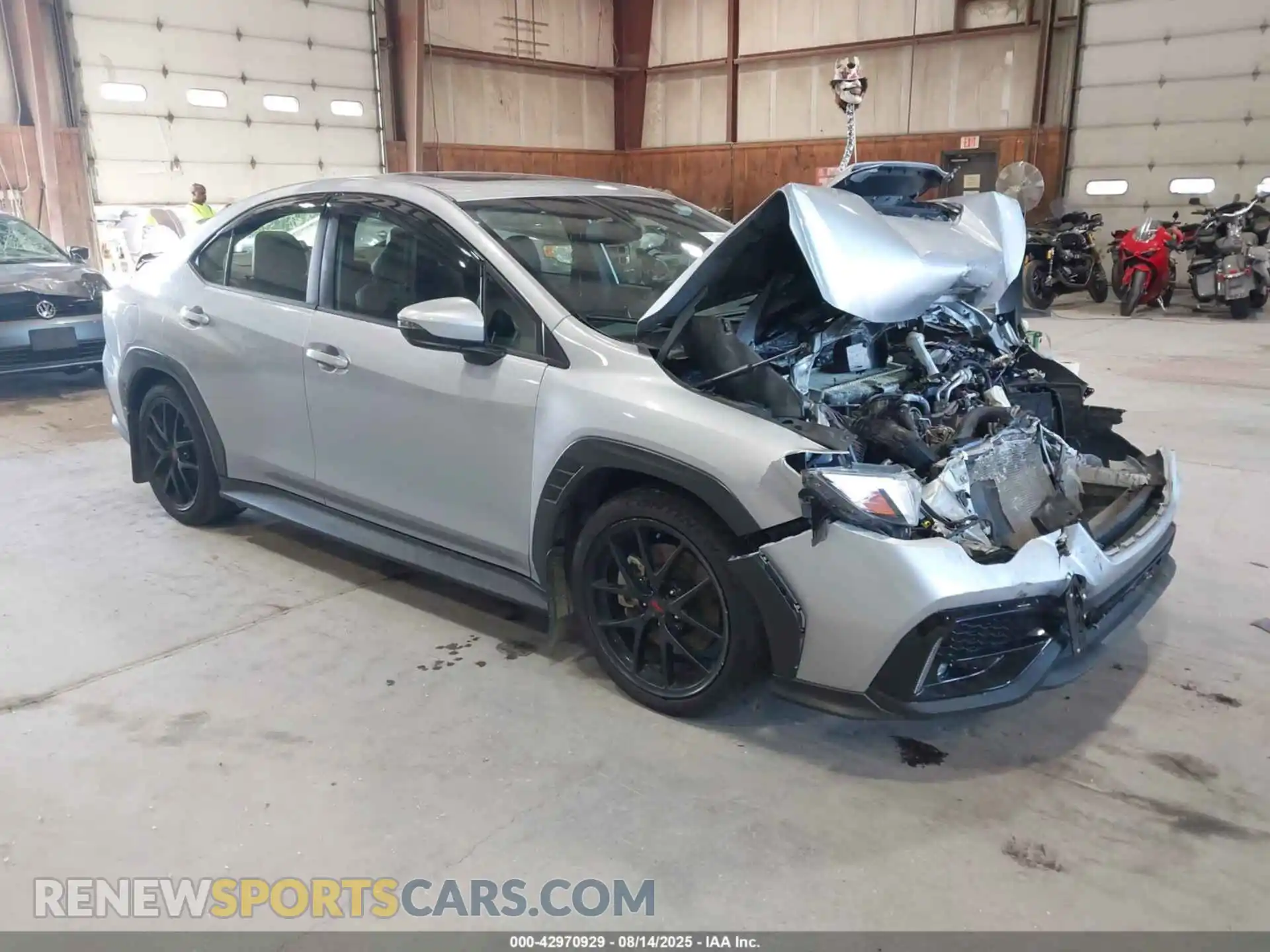 1 Photograph of a damaged car JF1VBAL63N9026459 SUBARU WRX 2022