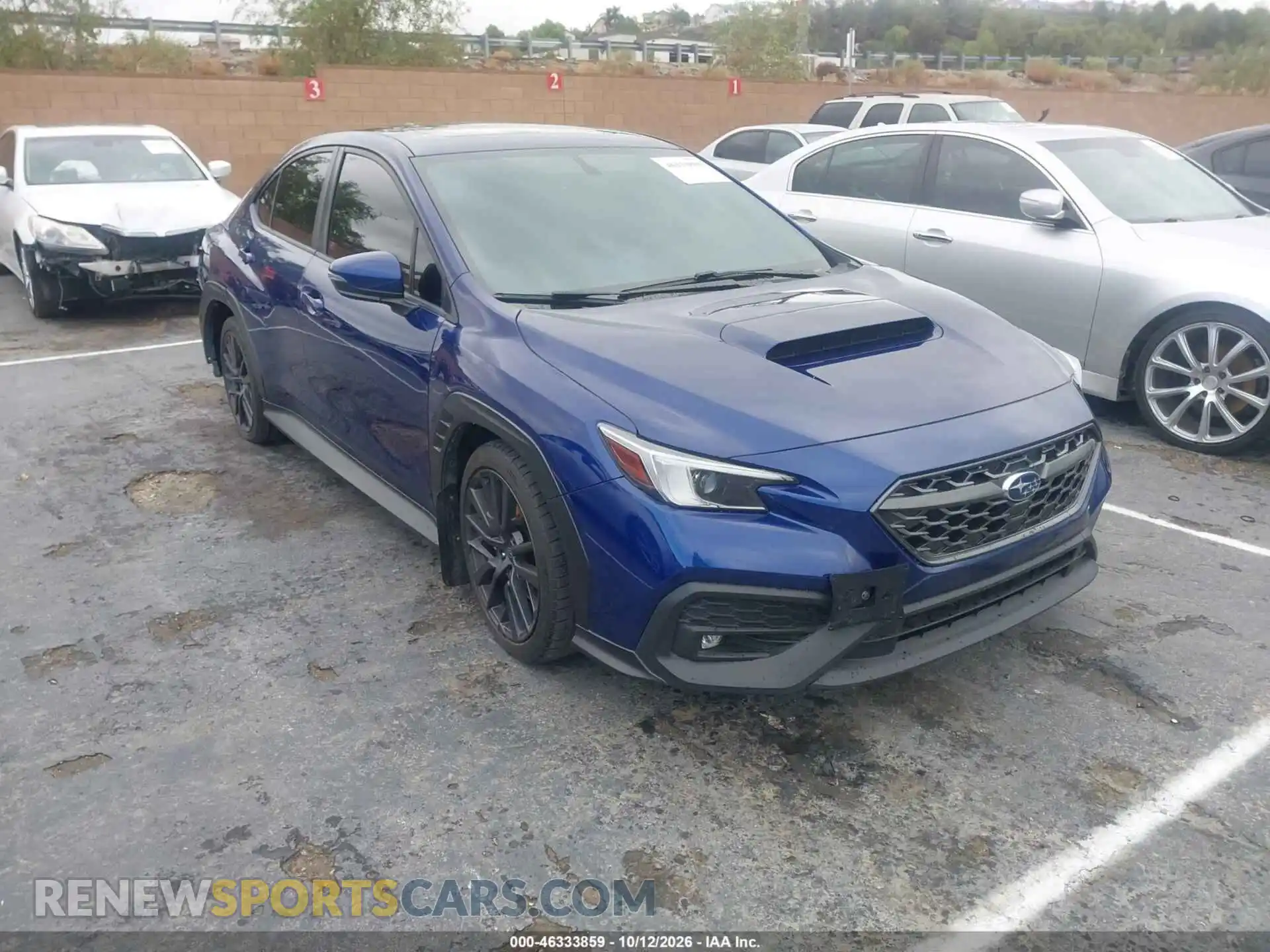 1 Photograph of a damaged car JF1VBAL65N9030254 SUBARU WRX 2022