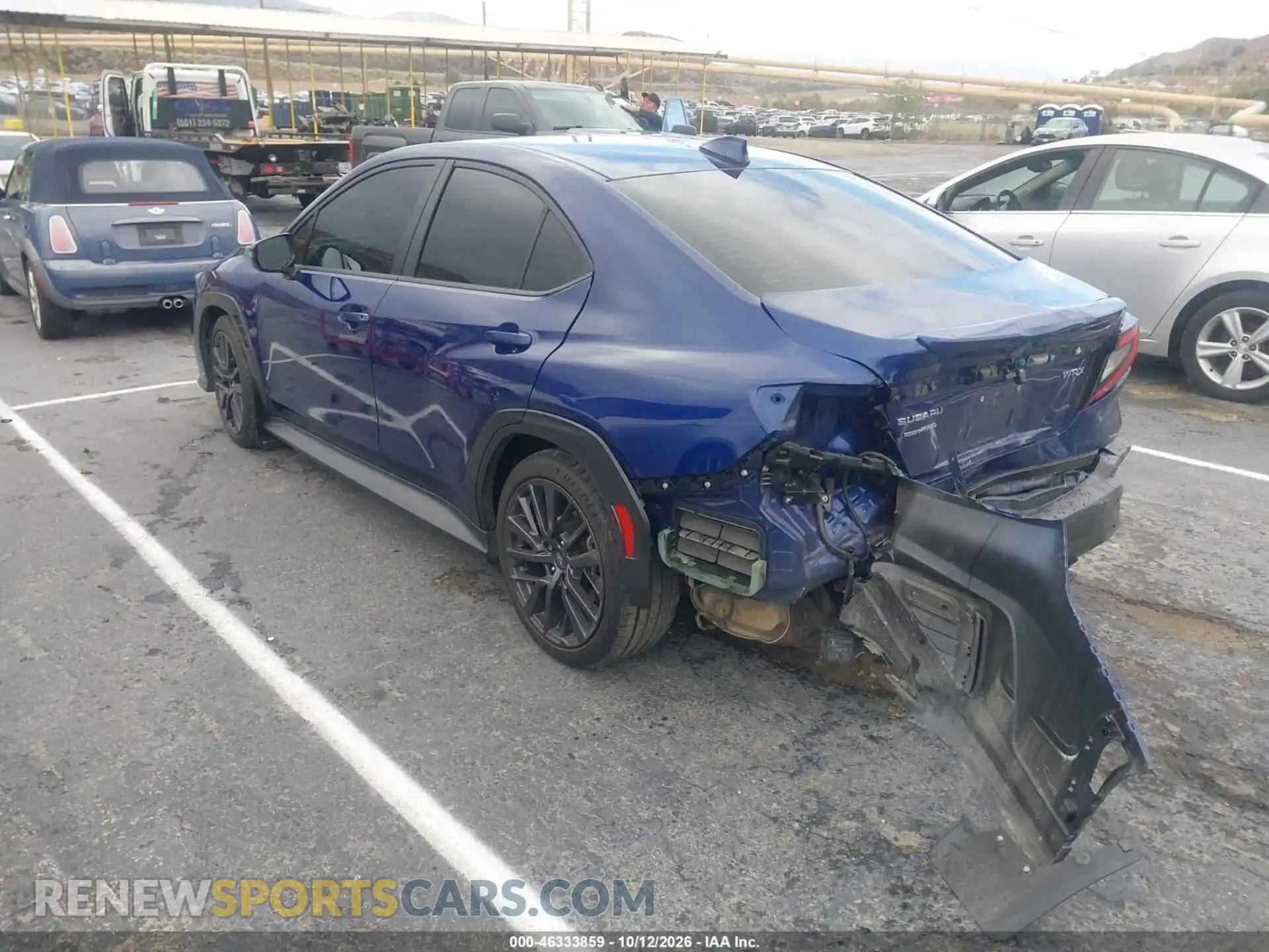 3 Photograph of a damaged car JF1VBAL65N9030254 SUBARU WRX 2022