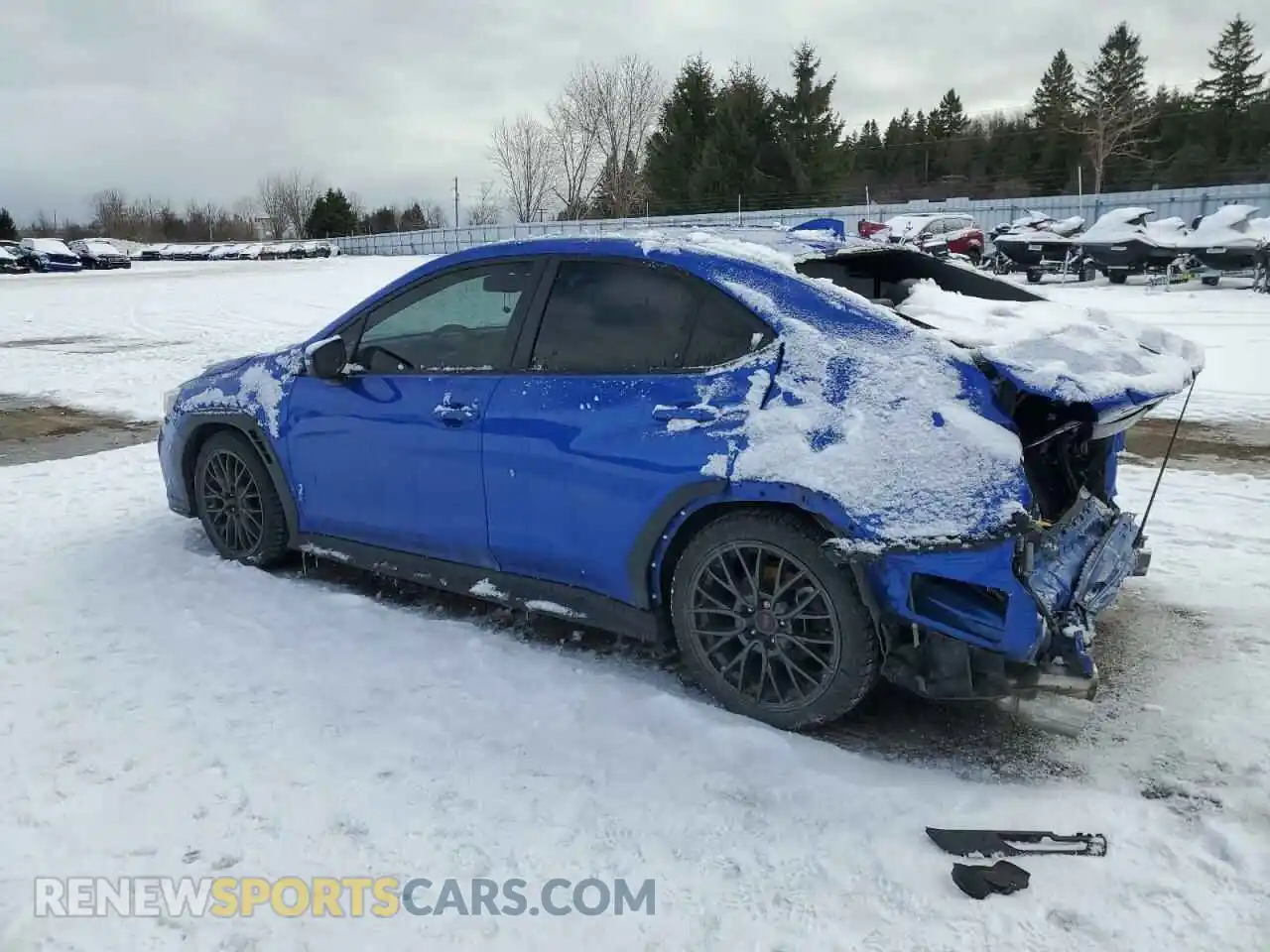 2 fotografías del automóvil dañado JF1VBAL67N9018610 SUBARU WRX 2022