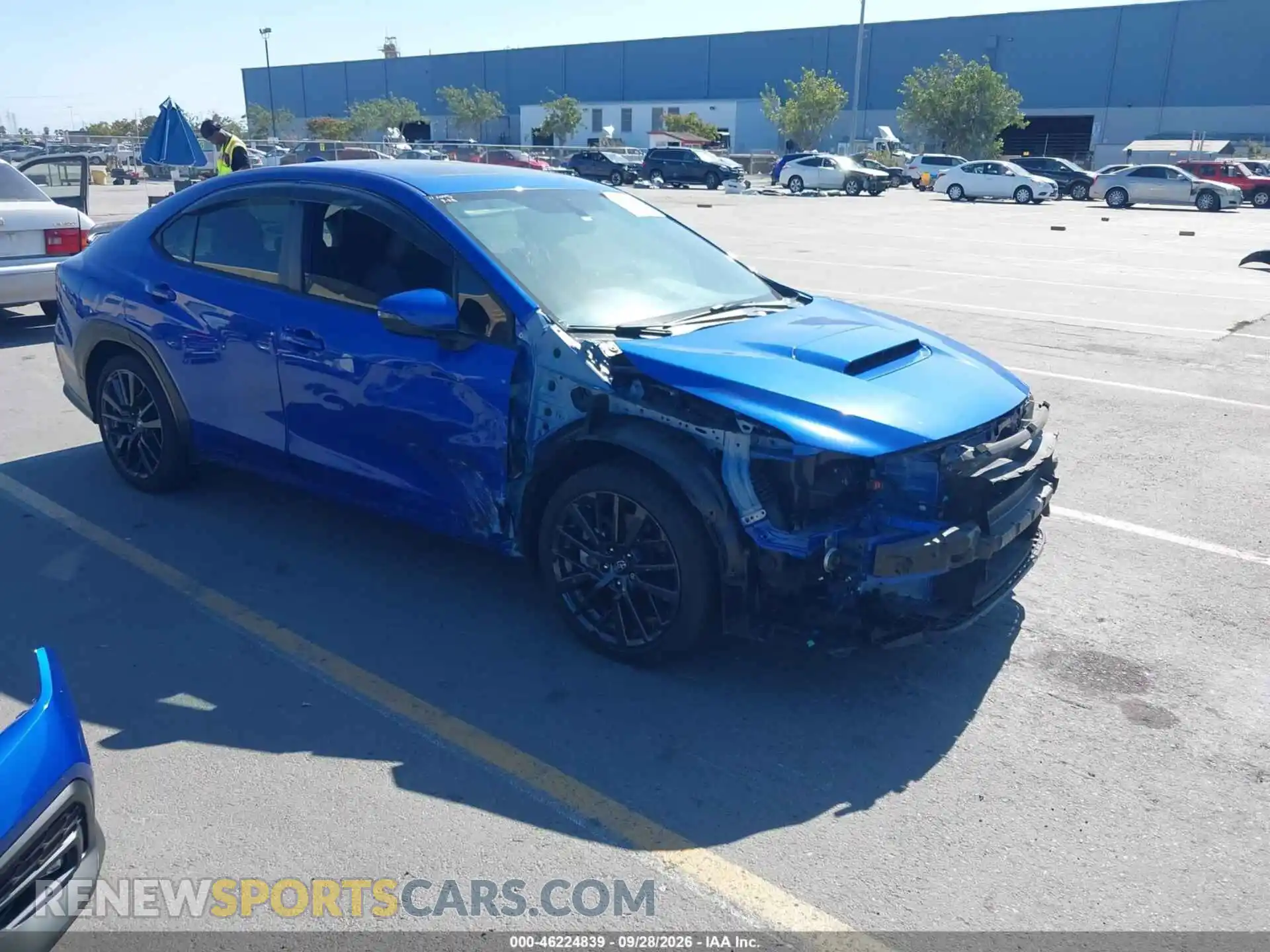 1 Photograph of a damaged car JF1VBAL68N9033701 SUBARU WRX 2022