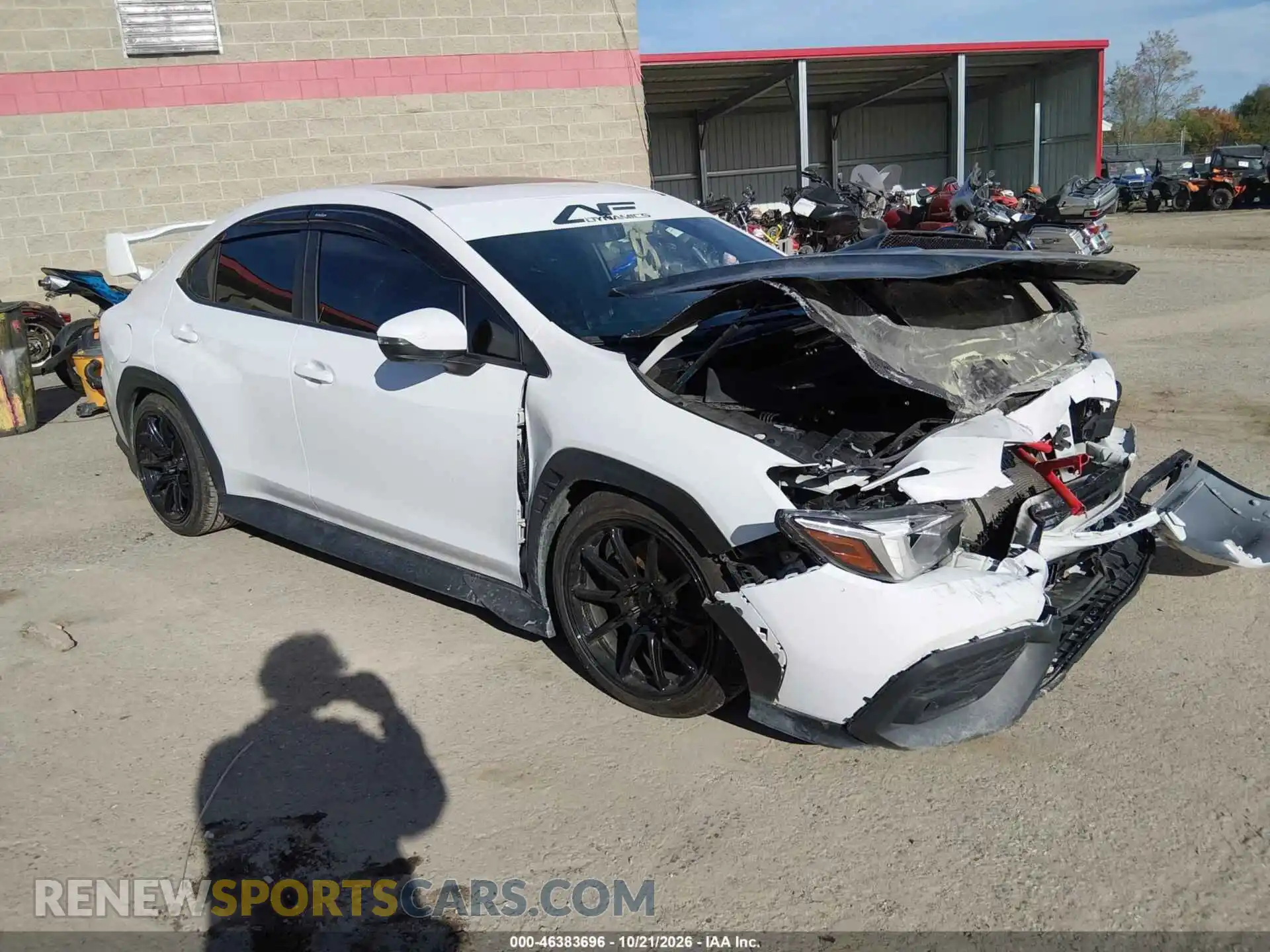 1 fotografías del automóvil dañado JF1VBAL6XN9030962 SUBARU WRX 2022