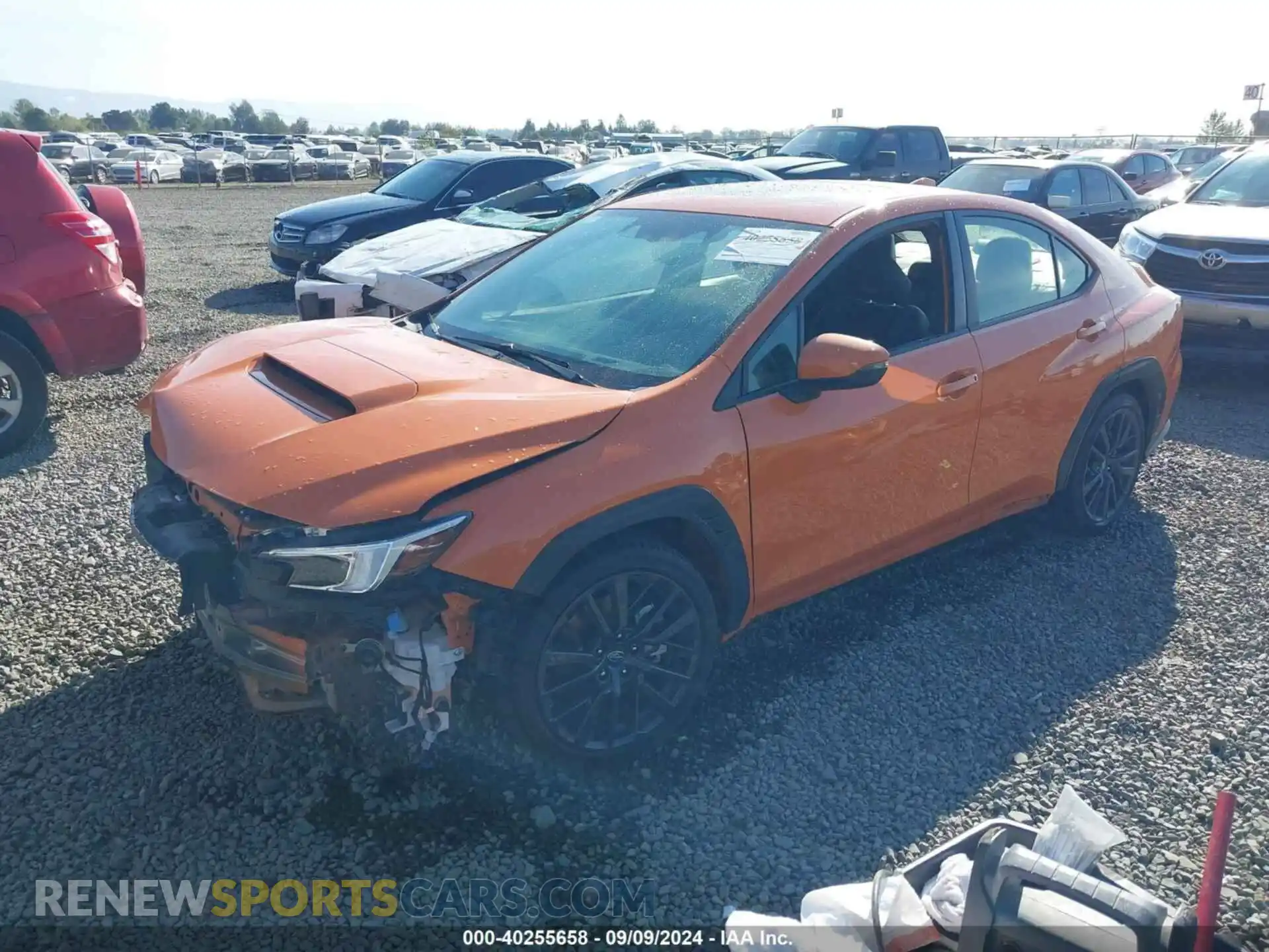 2 Photograph of a damaged car JF1VBAN66N8006404 SUBARU WRX 2022