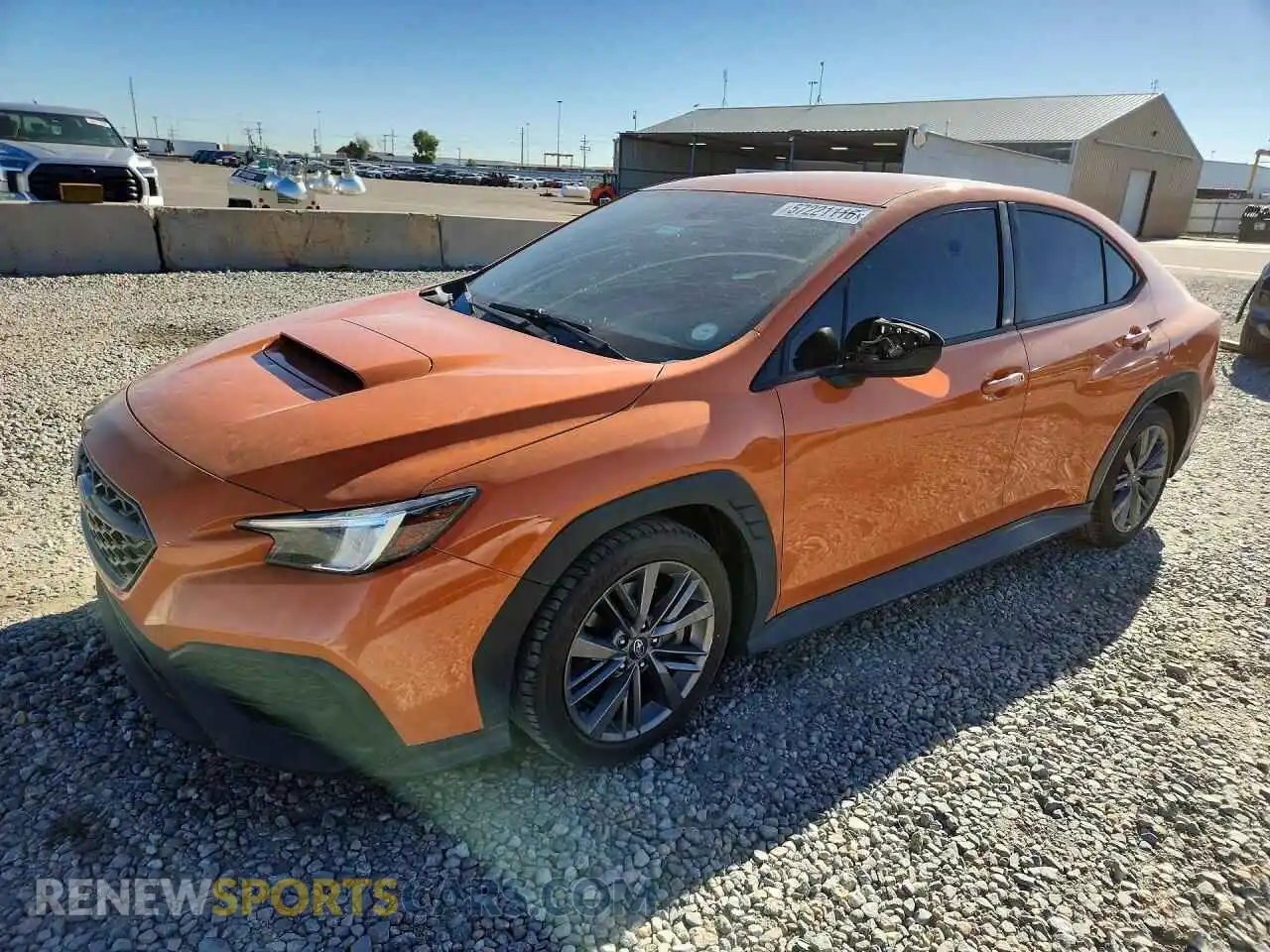 1 Photograph of a damaged car JF1VBAA61P9807261 SUBARU WRX 2023