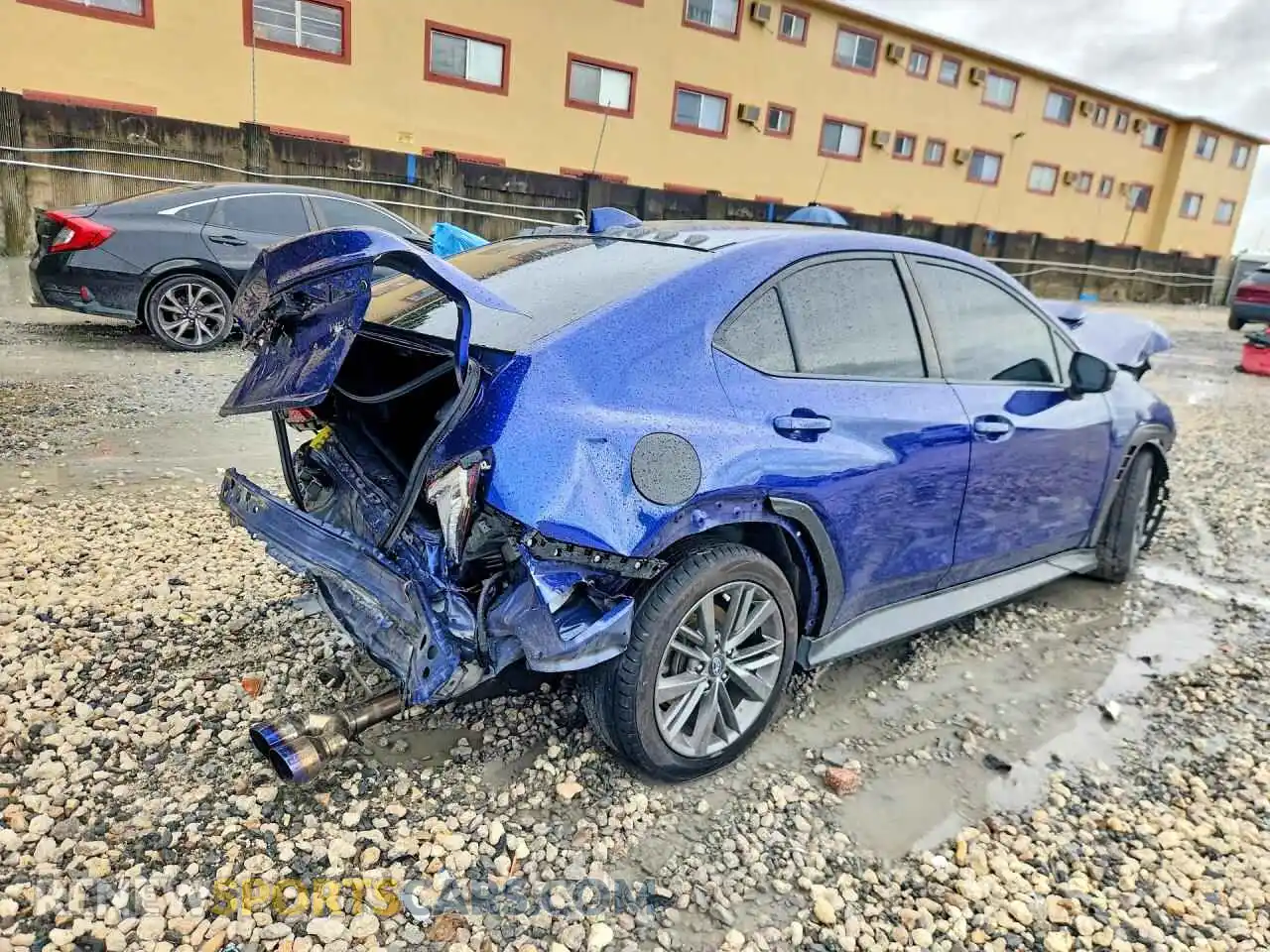 3 fotografías del automóvil dañado JF1VBAA62P9815840 SUBARU WRX 2023