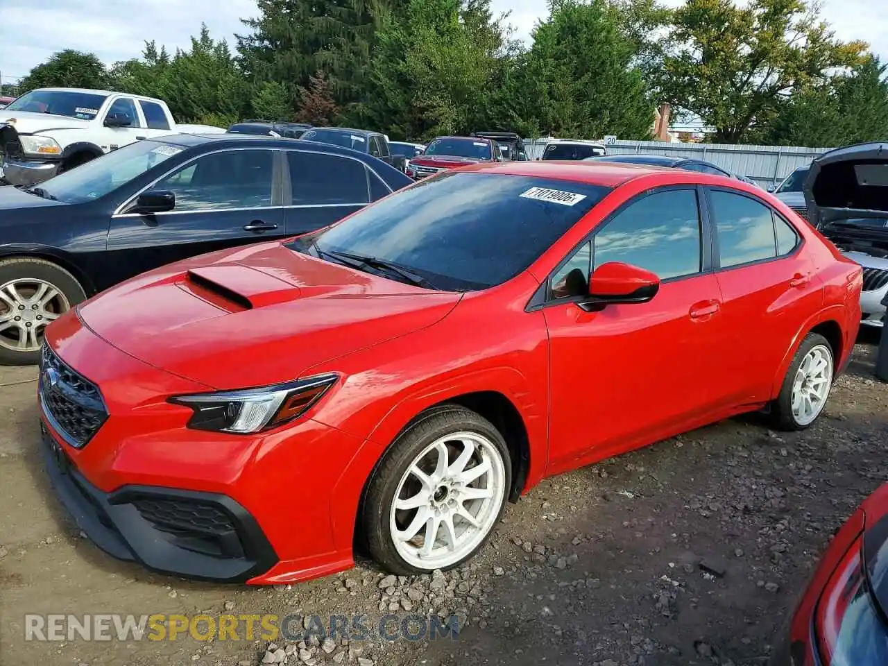 1 Photograph of a damaged car JF1VBAA63P9816284 SUBARU WRX 2023