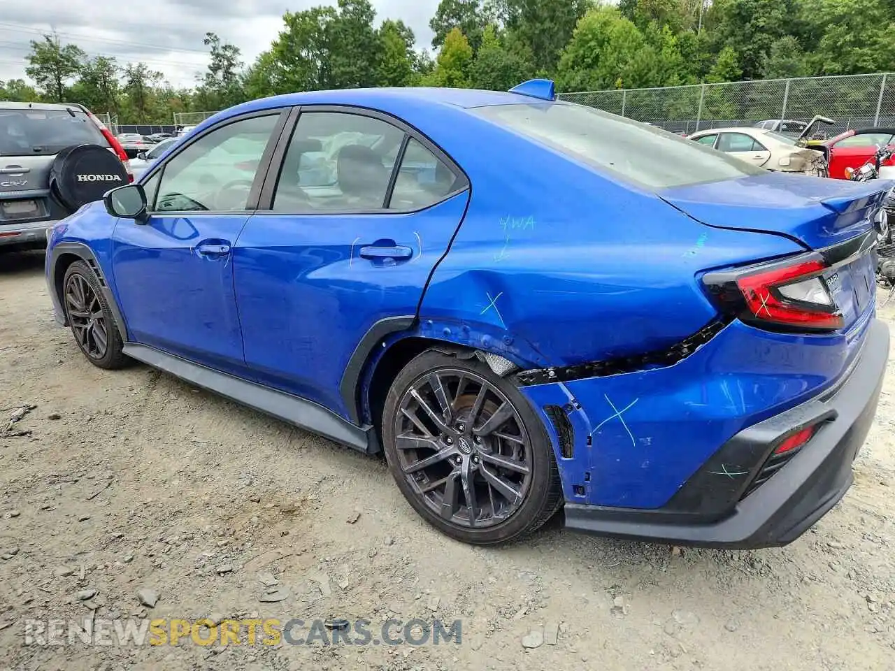 2 Фотография поврежденного автомобиля JF1VBAF60P9813531 SUBARU WRX 2023