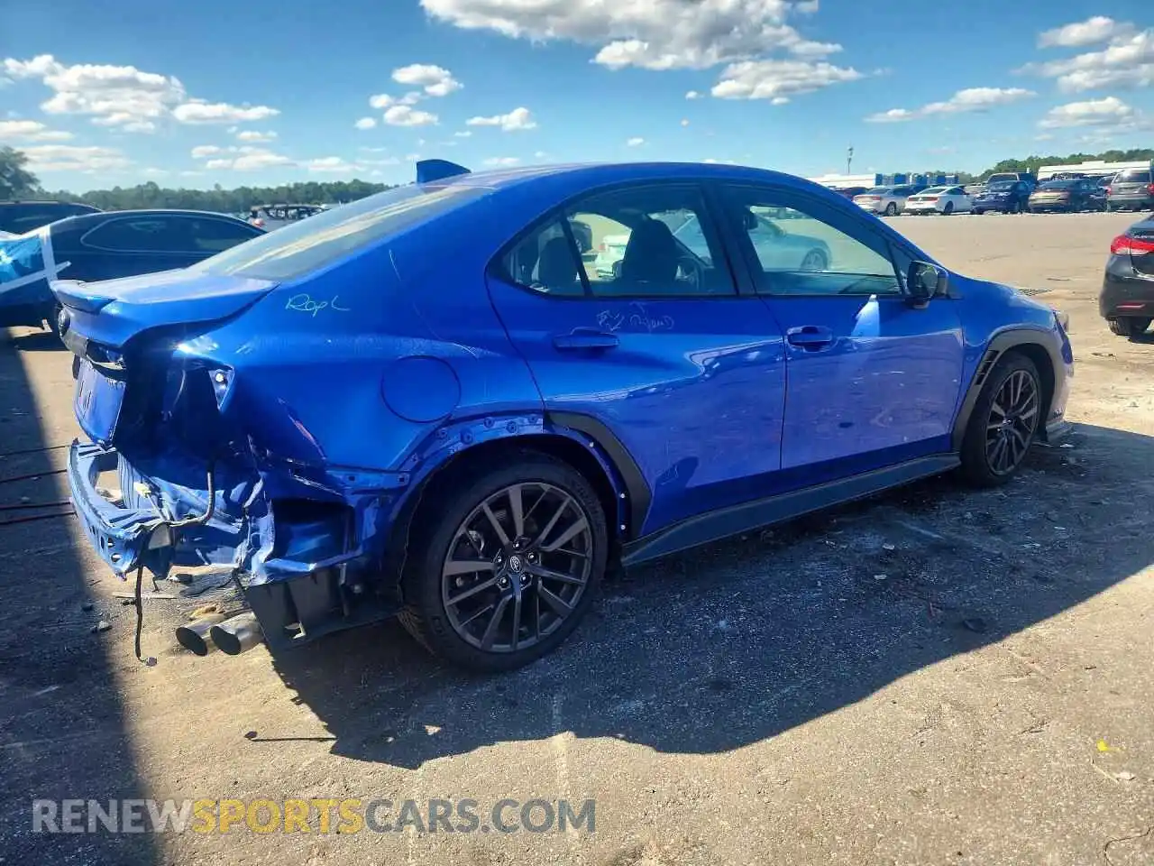 3 Photograph of a damaged car JF1VBAF61P9819693 SUBARU WRX 2023