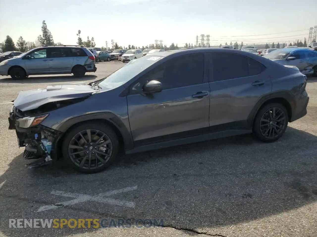 1 Photograph of a damaged car JF1VBAF62P9814440 SUBARU WRX 2023