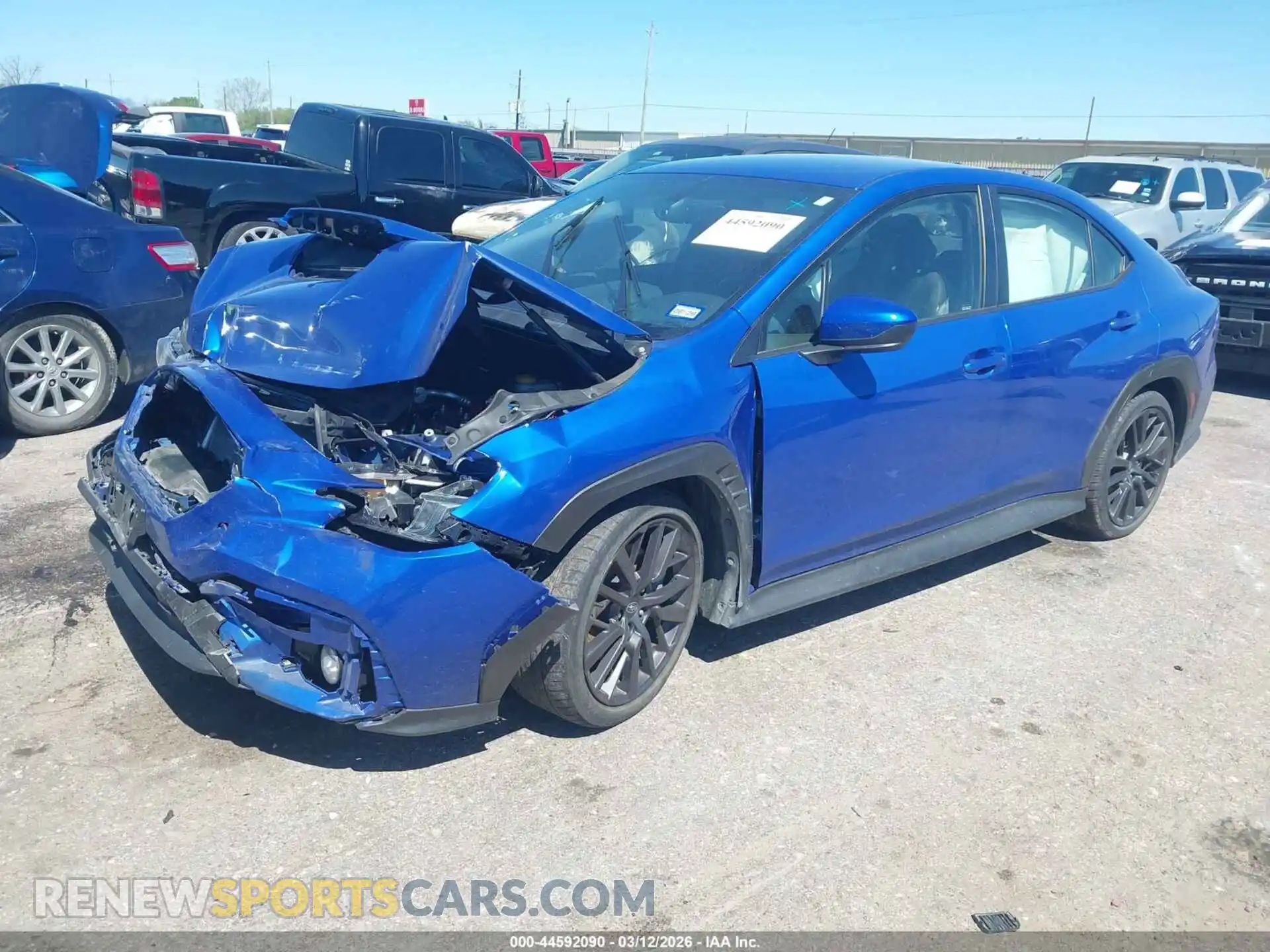 2 Photograph of a damaged car JF1VBAF63P9810543 SUBARU WRX 2023
