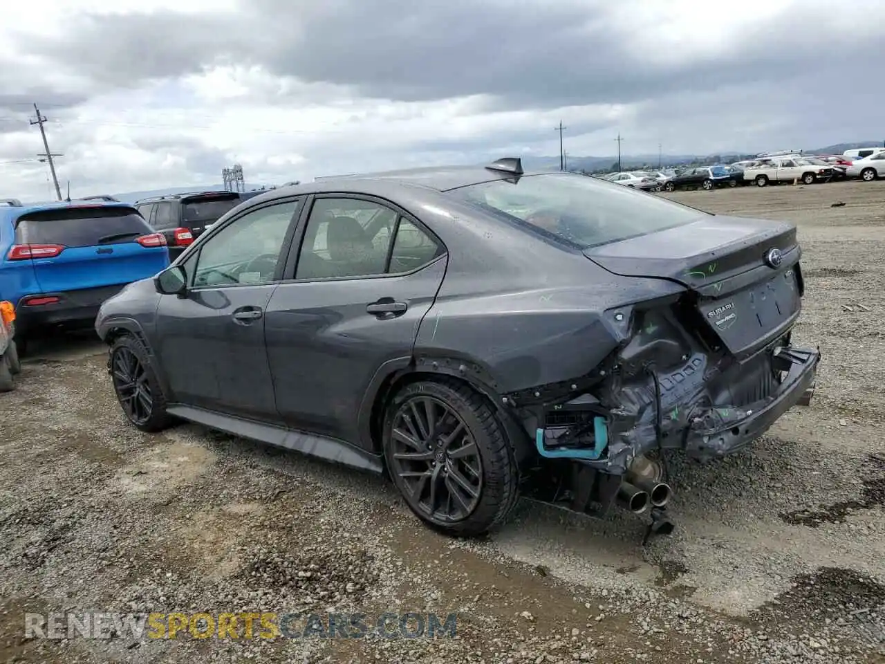 2 Photograph of a damaged car JF1VBAF68P9820548 SUBARU WRX 2023
