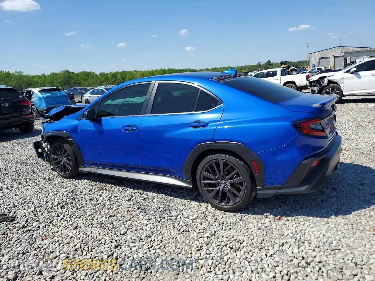 2 fotografías del automóvil dañado JF1VBAL62P9818153 SUBARU WRX 2023