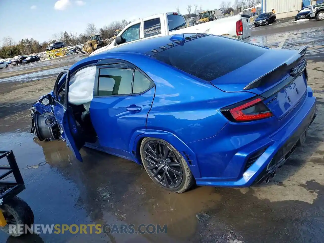 2 Photograph of a damaged car JF1VBAL62P9820081 SUBARU WRX 2023