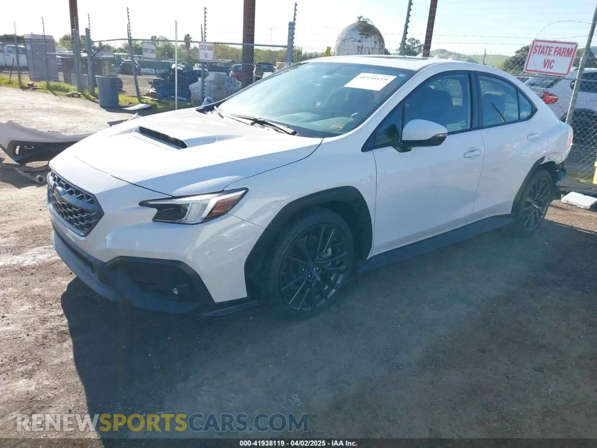 2 Photograph of a damaged car JF1VBAL64P9813102 SUBARU WRX 2023