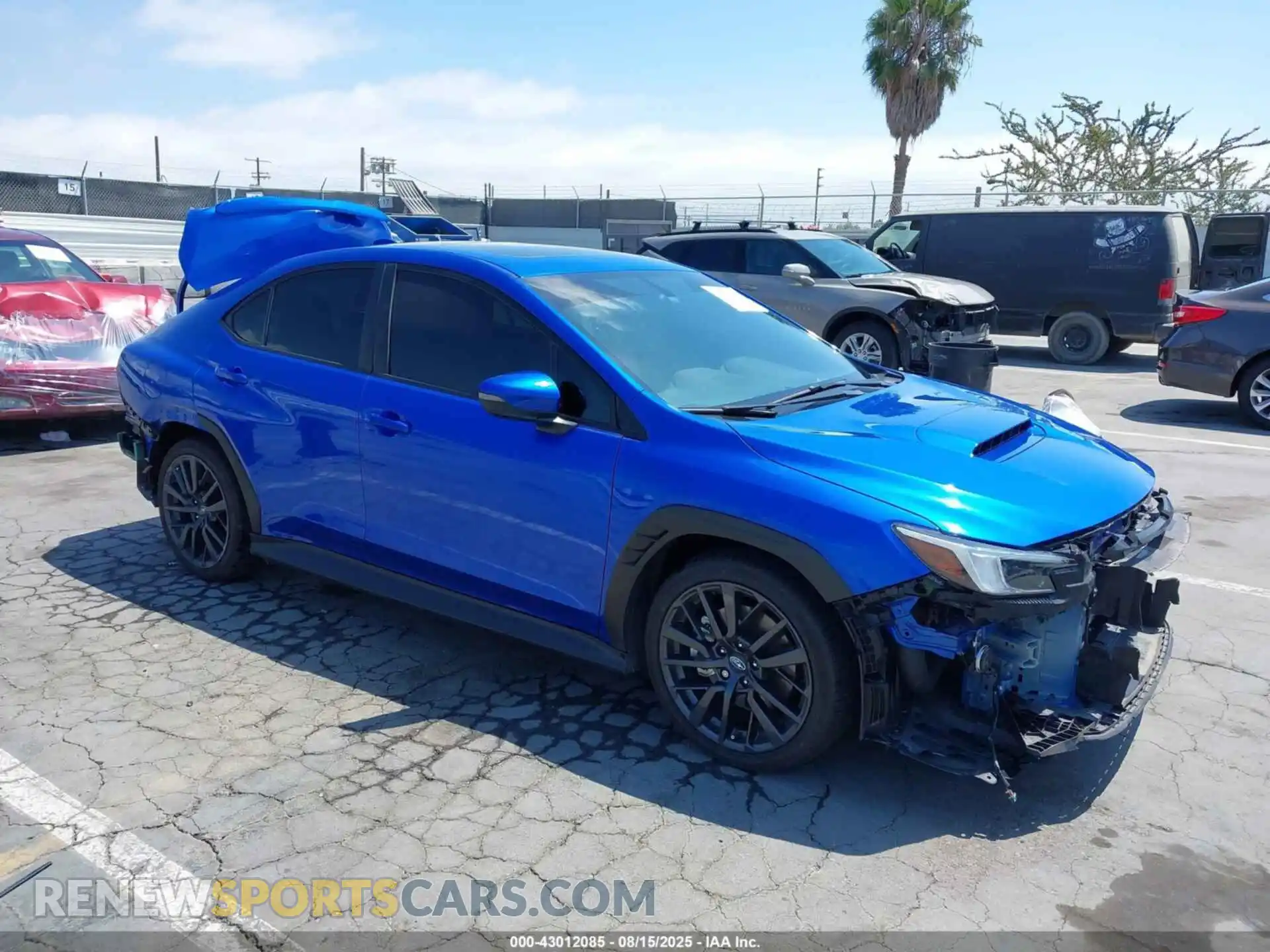 1 Photograph of a damaged car JF1VBAL69P9805142 SUBARU WRX 2023