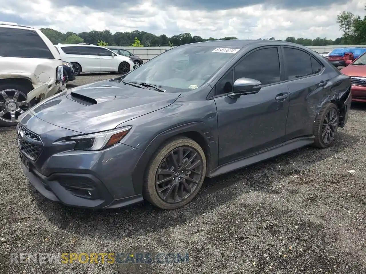 1 Photograph of a damaged car JF1VBAN61R9810092 SUBARU WRX 2024
