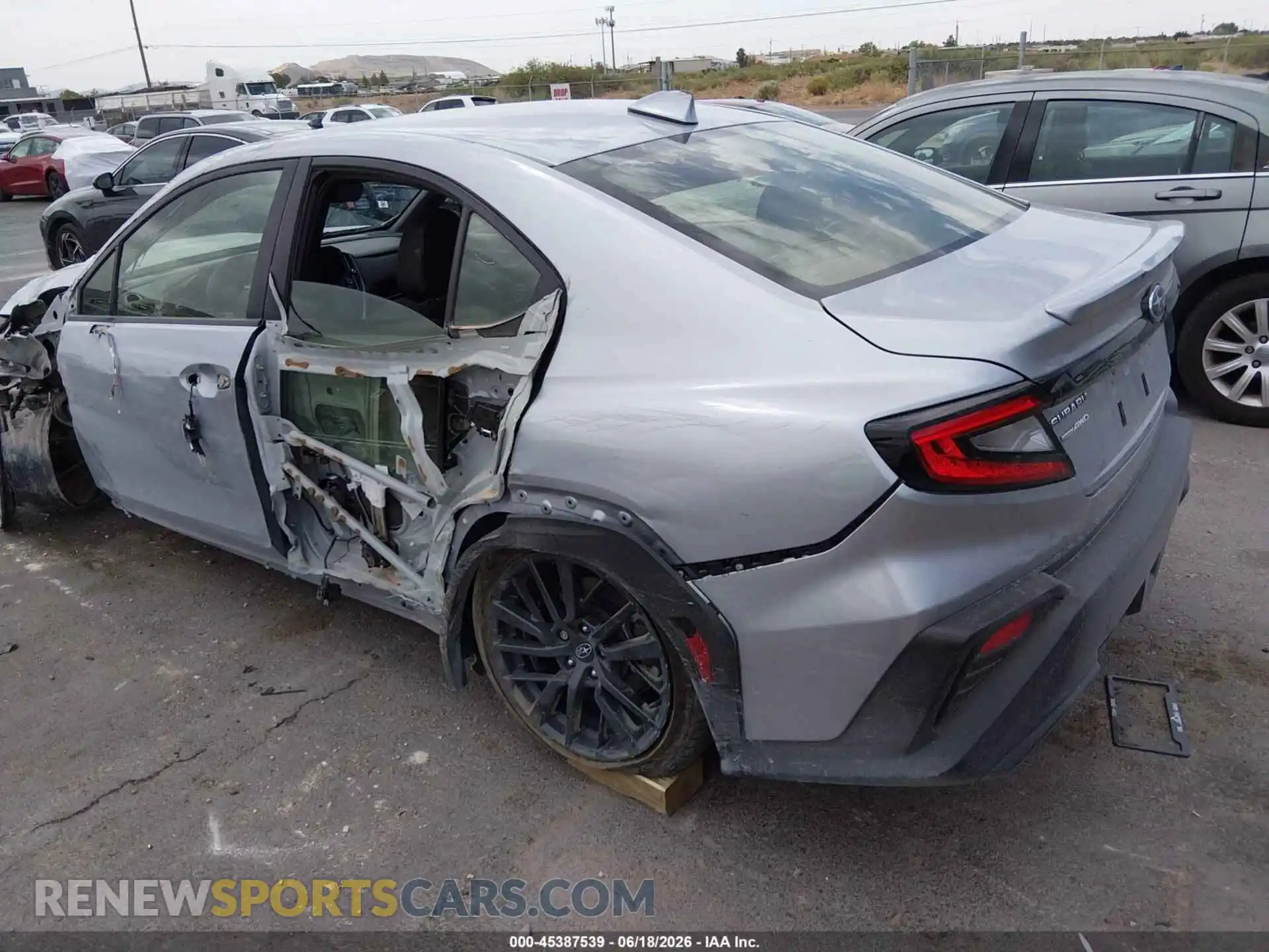 3 Photograph of a damaged car JF1VBAN62R9817567 SUBARU WRX 2024