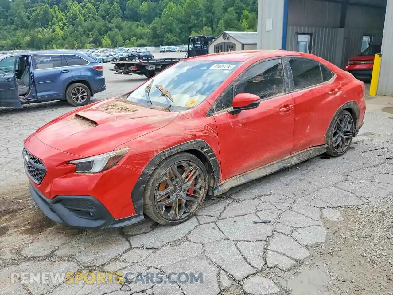1 Photograph of a damaged car JF1VBAY65R9816442 SUBARU WRX 2024