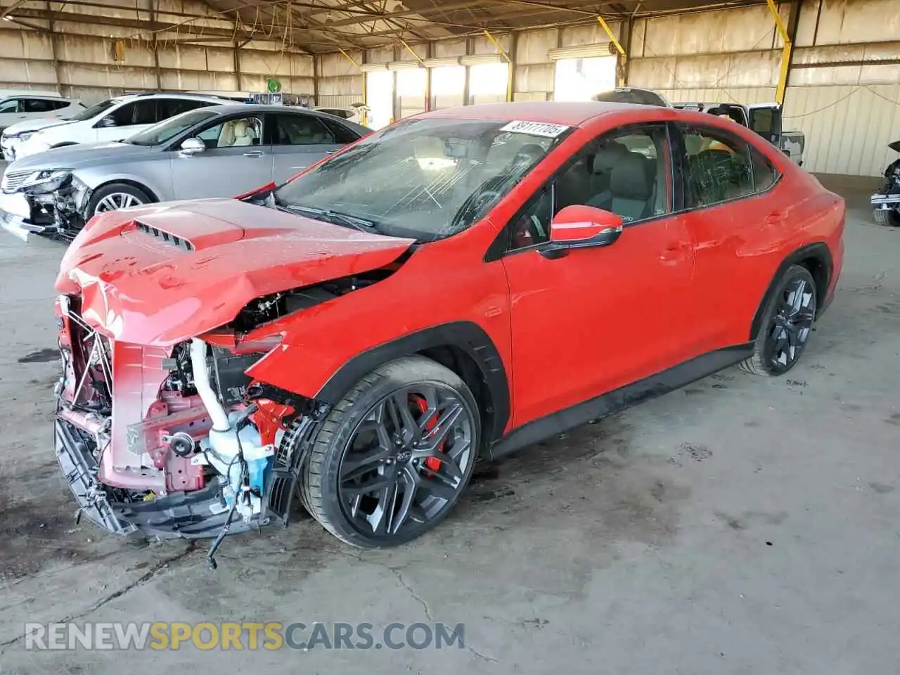 1 Photograph of a damaged car JF1VBAY66R9802128 SUBARU WRX 2024
