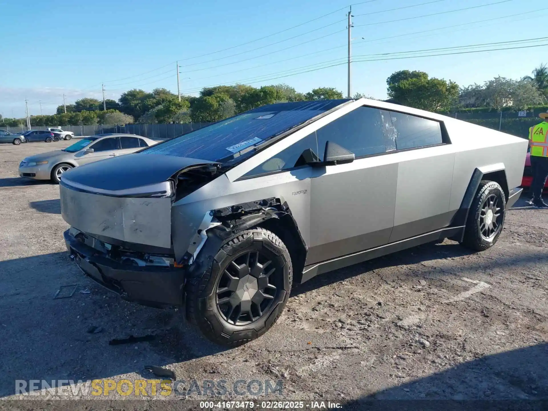 2 Photograph of a damaged car 7G2CEHED2RA020185 TESLA CYBERTRUCK 2024