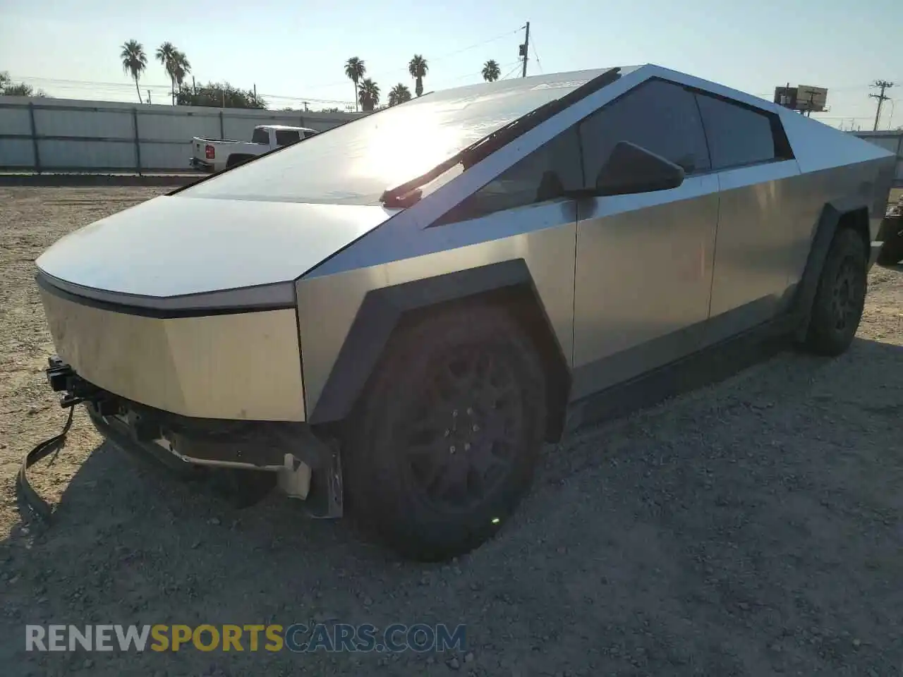 1 Photograph of a damaged car 7G2CEHED2RA020834 TESLA CYBERTRUCK 2024