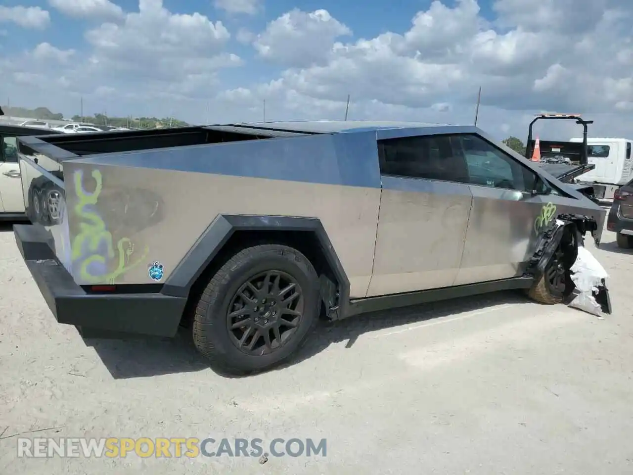 3 Photograph of a damaged car 7G2CEHED9SA058910 TESLA CYBERTRUCK 2025