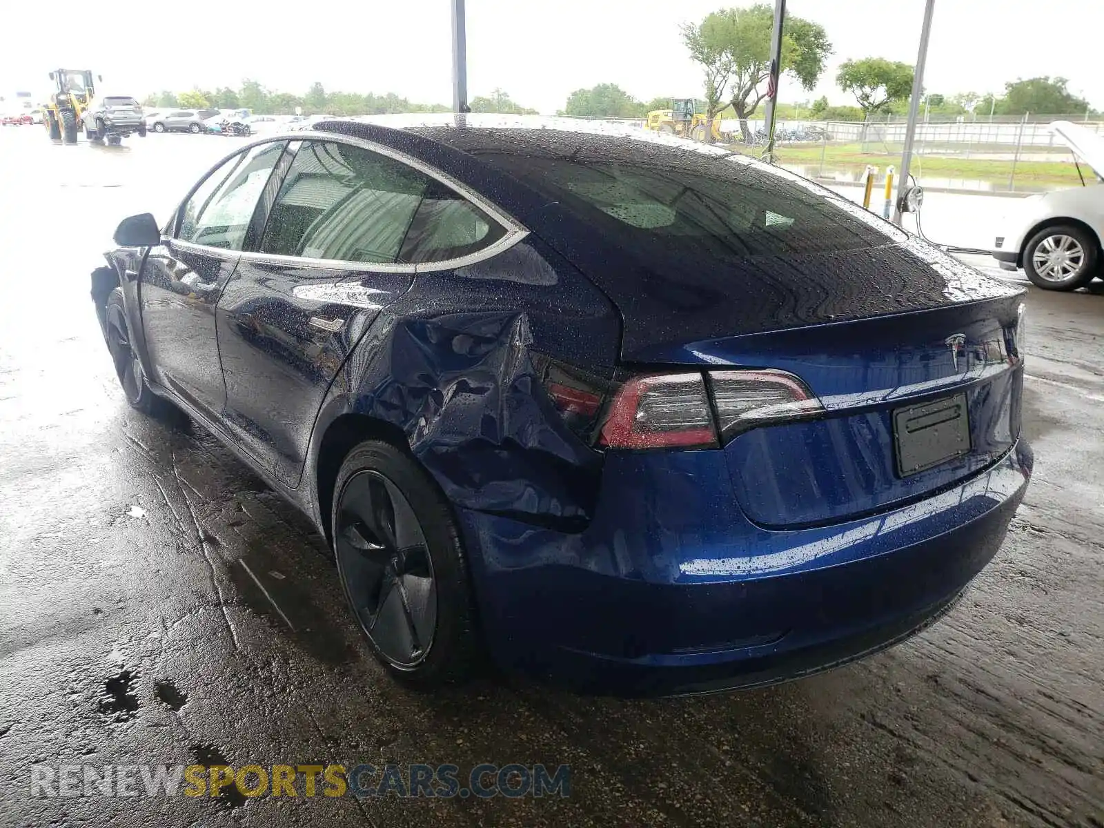 3 fotografías del automóvil dañado 5YJ3E1EA0KF299435 TESLA MODEL 3 2019