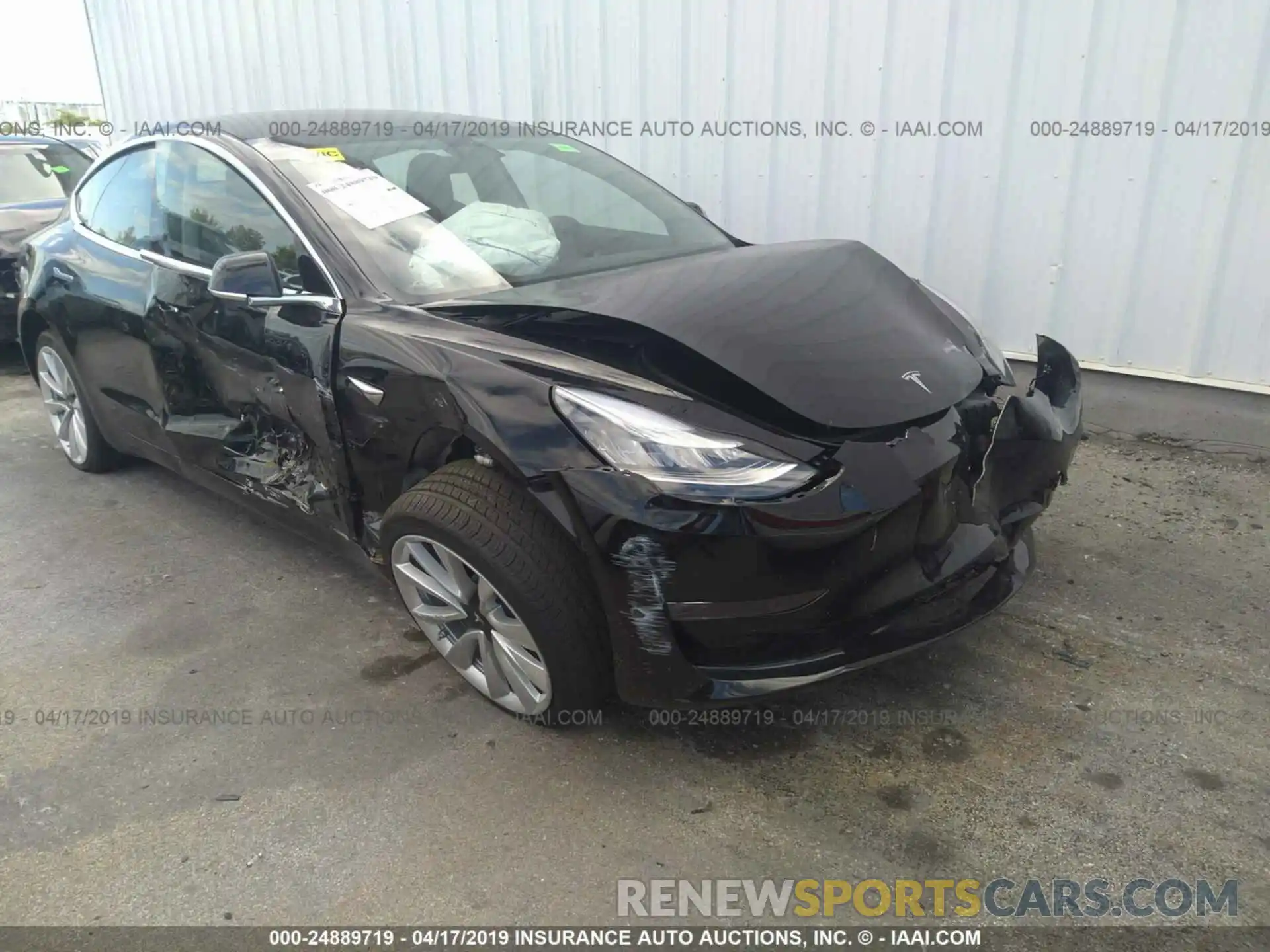 6 Photograph of a damaged car 5YJ3E1EA0KF300311 TESLA MODEL 3 2019