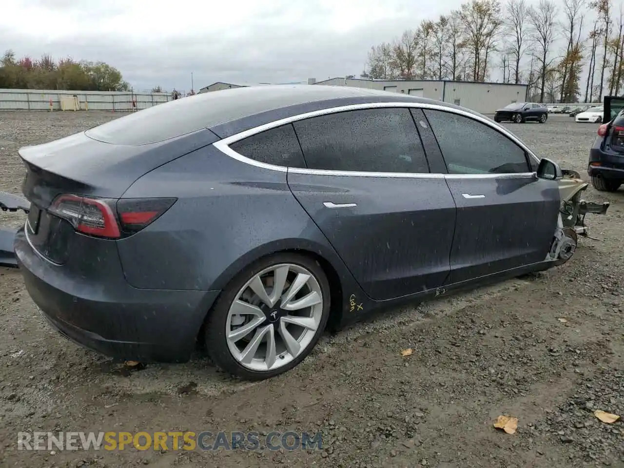 3 Photograph of a damaged car 5YJ3E1EA0KF302379 TESLA MODEL 3 2019