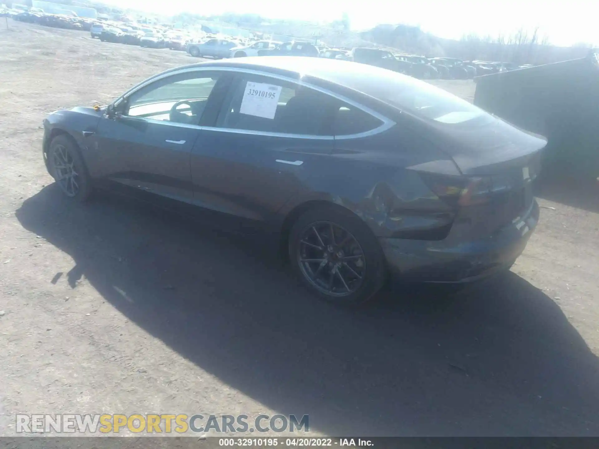3 Photograph of a damaged car 5YJ3E1EA0KF308330 TESLA MODEL 3 2019