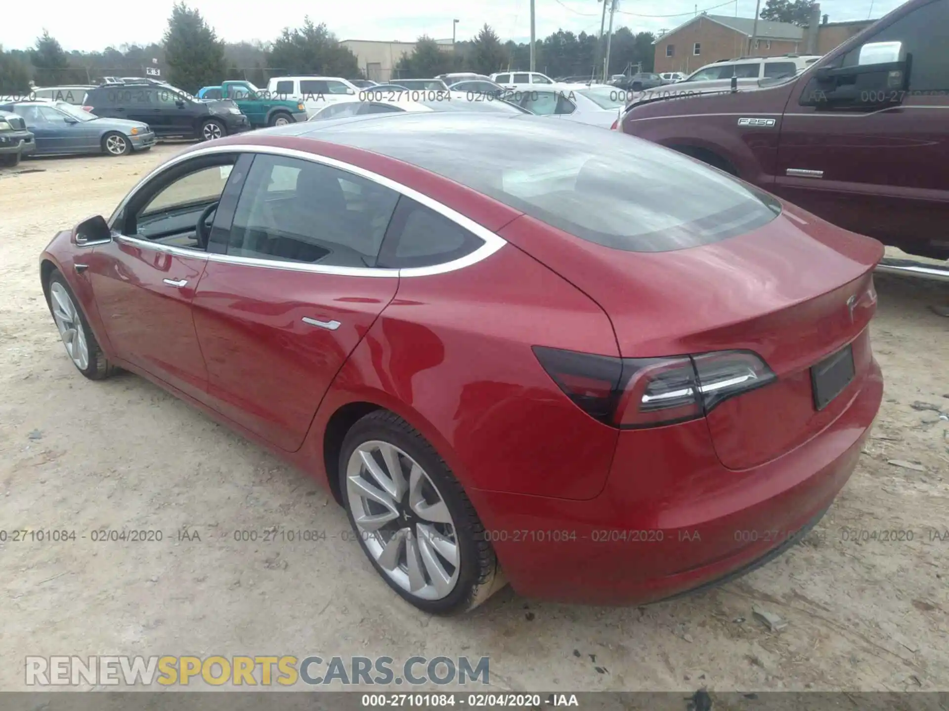 3 Photograph of a damaged car 5YJ3E1EA0KF314516 TESLA MODEL 3 2019
