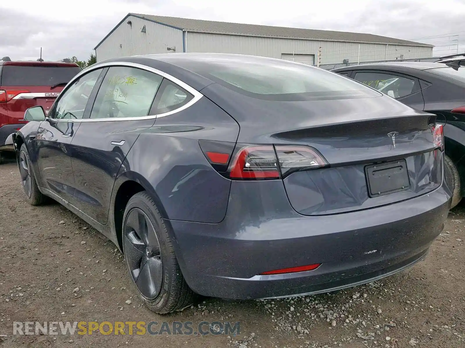 3 Photograph of a damaged car 5YJ3E1EA0KF322244 TESLA MODEL 3 2019