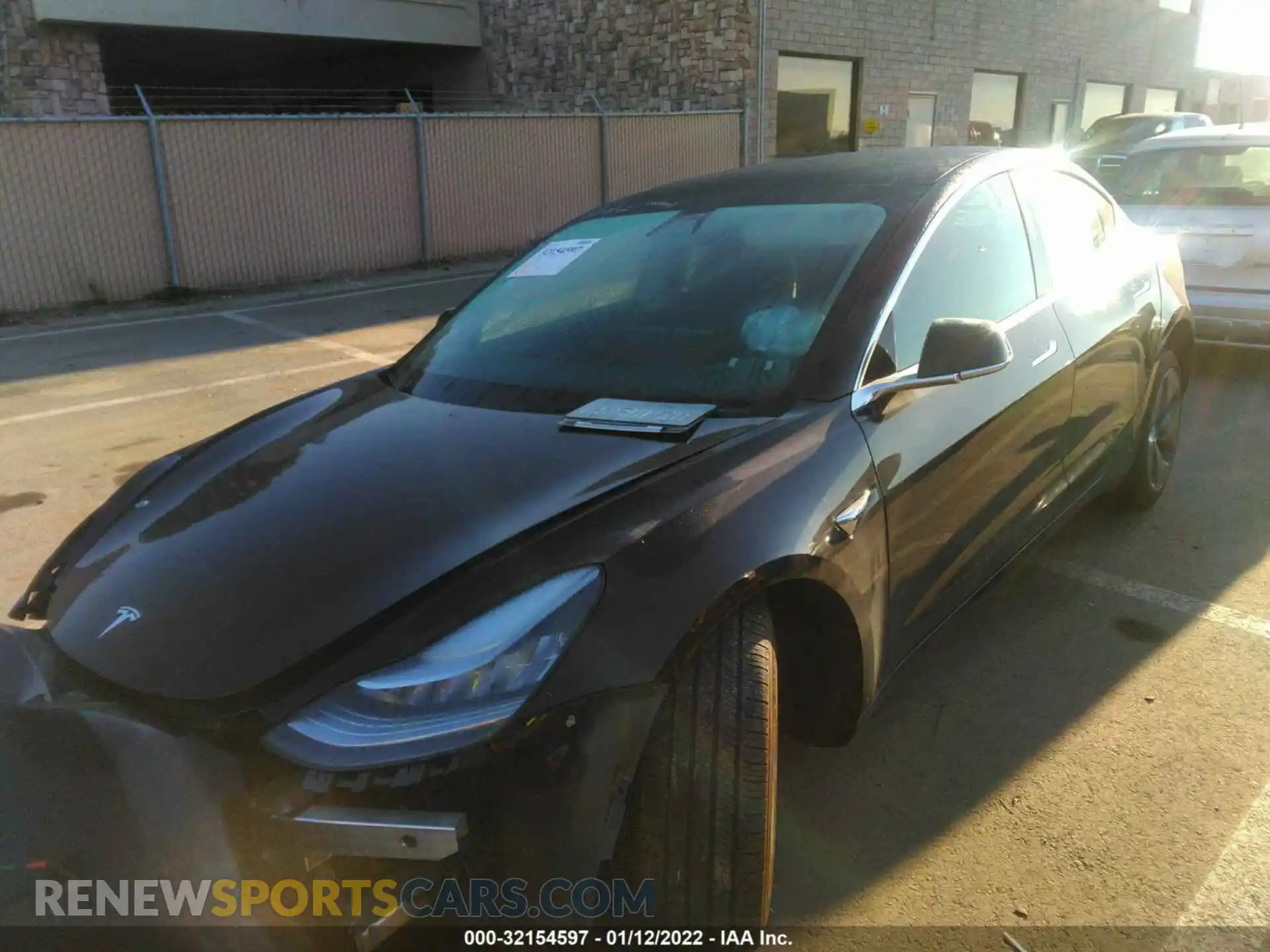 2 Photograph of a damaged car 5YJ3E1EA0KF344910 TESLA MODEL 3 2019