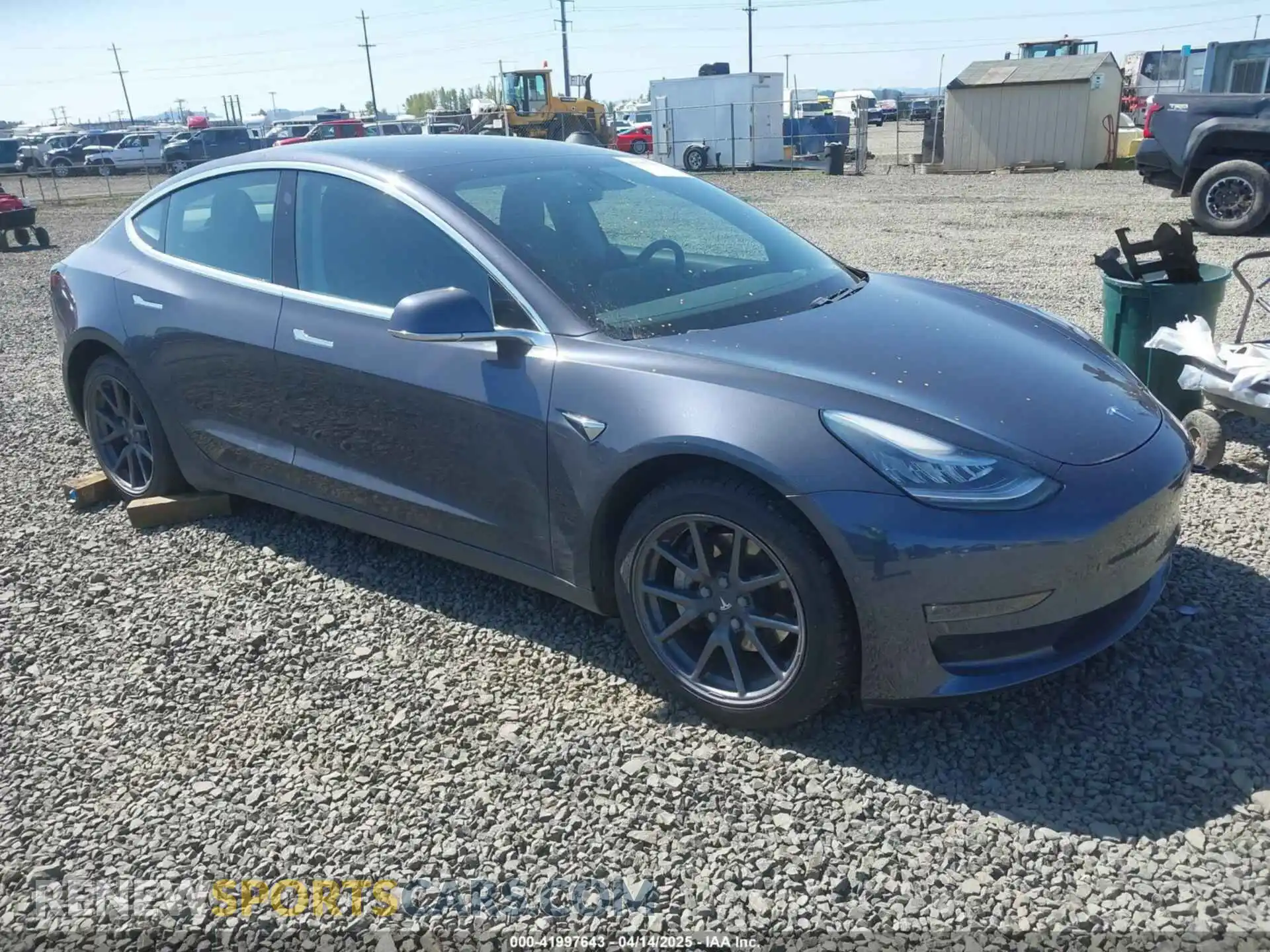 1 Photograph of a damaged car 5YJ3E1EA0KF411103 TESLA MODEL 3 2019