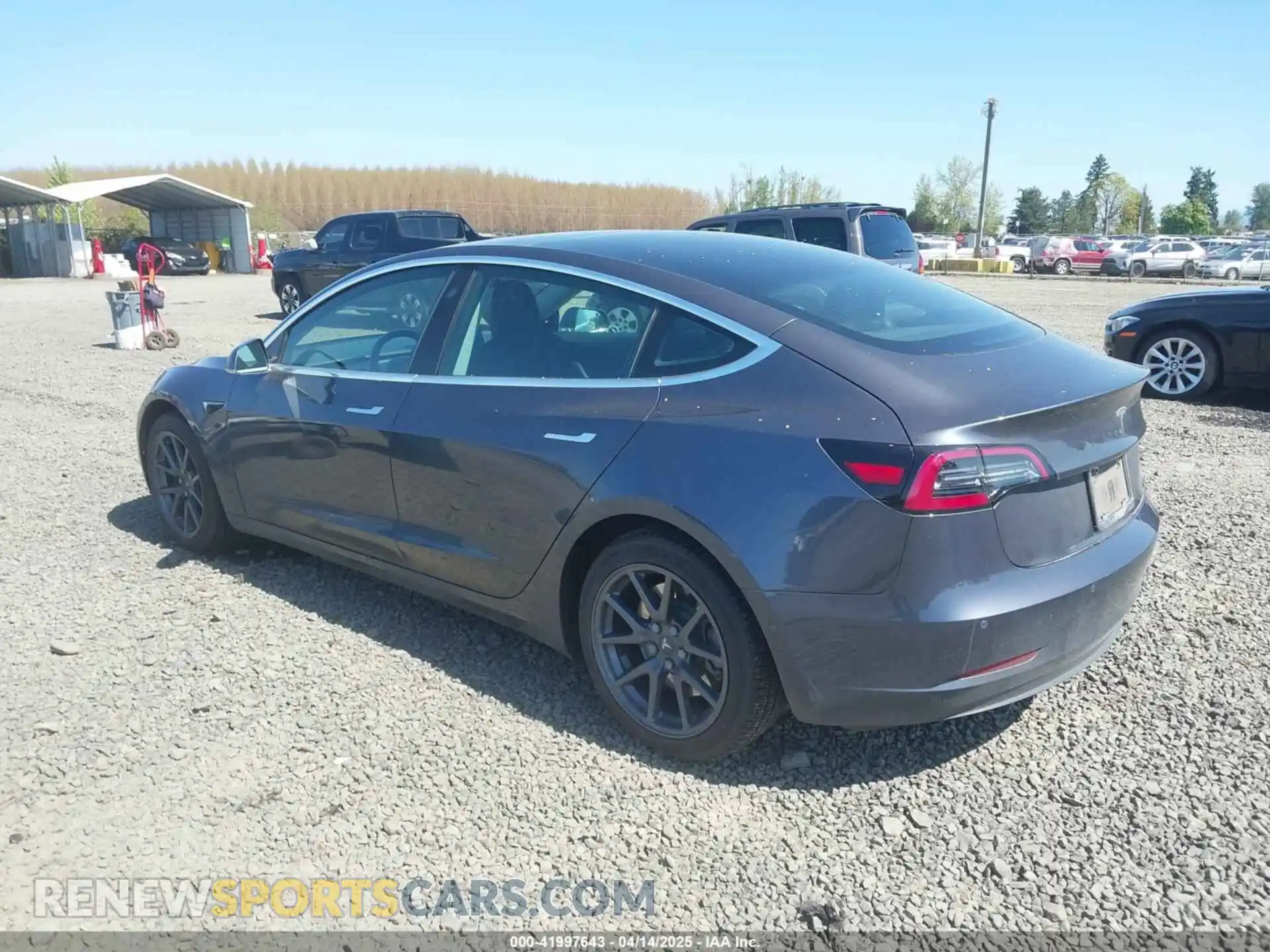 3 Photograph of a damaged car 5YJ3E1EA0KF411103 TESLA MODEL 3 2019