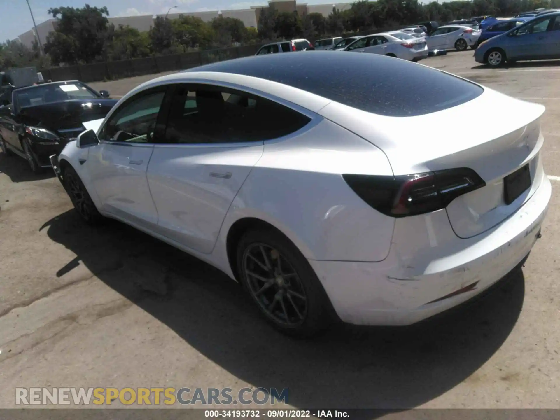 3 Photograph of a damaged car 5YJ3E1EA0KF416754 TESLA MODEL 3 2019