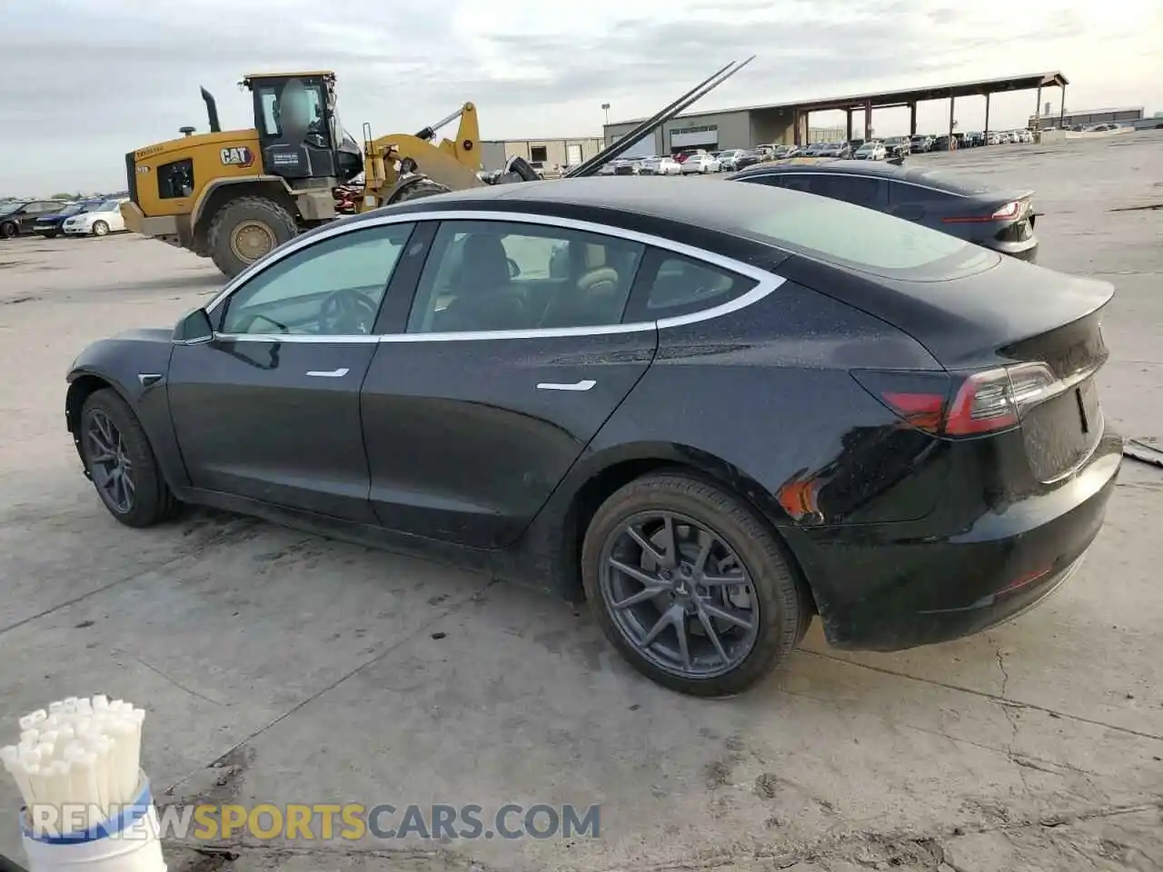 2 Photograph of a damaged car 5YJ3E1EA0KF424577 TESLA MODEL 3 2019
