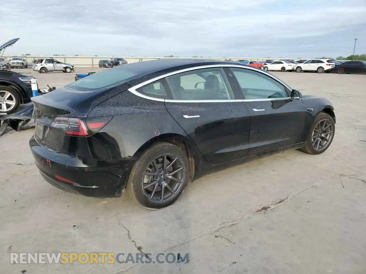 3 Photograph of a damaged car 5YJ3E1EA0KF424577 TESLA MODEL 3 2019